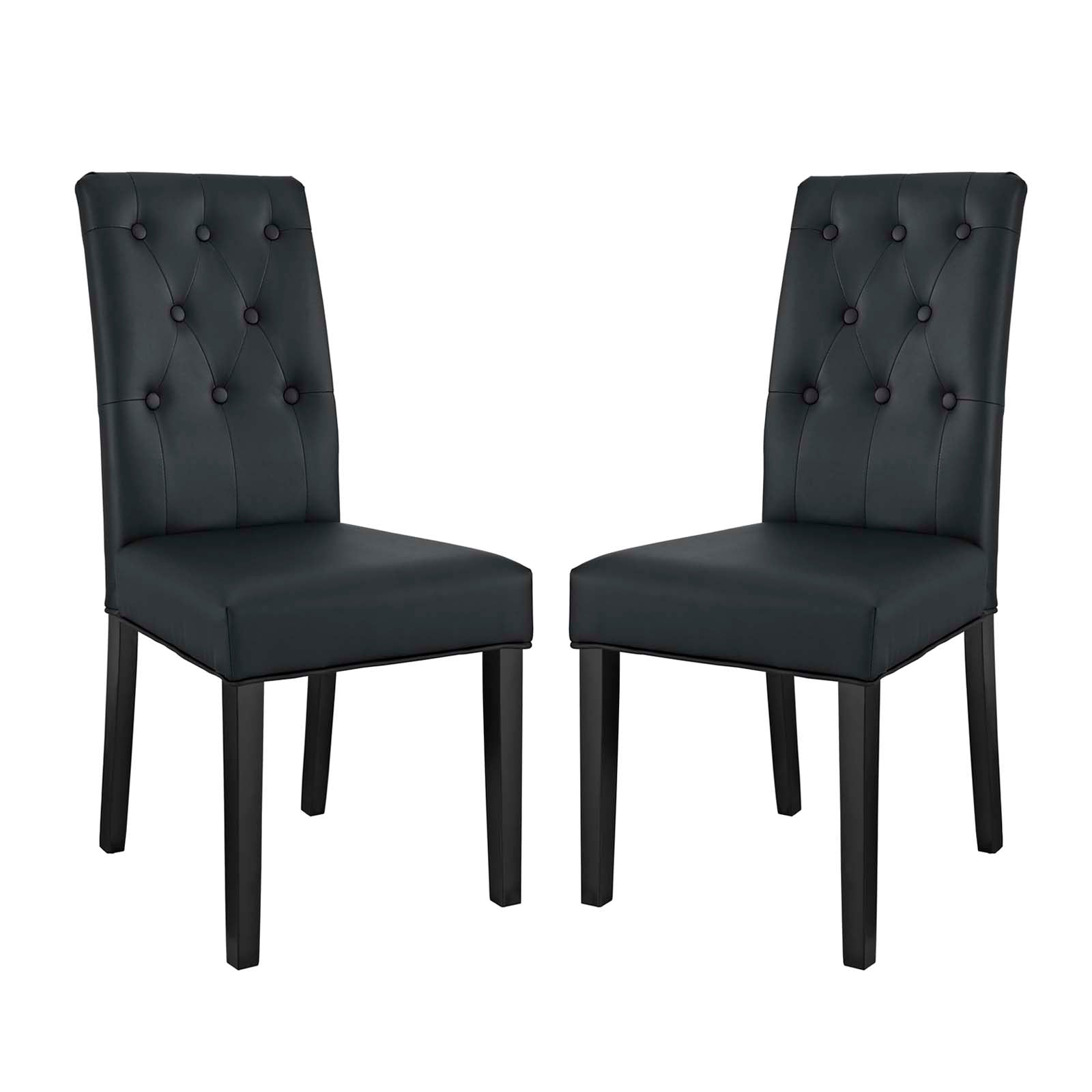 Confer Dining Side Chair Vinyl Set of 2 - East Shore Modern Home Furnishings