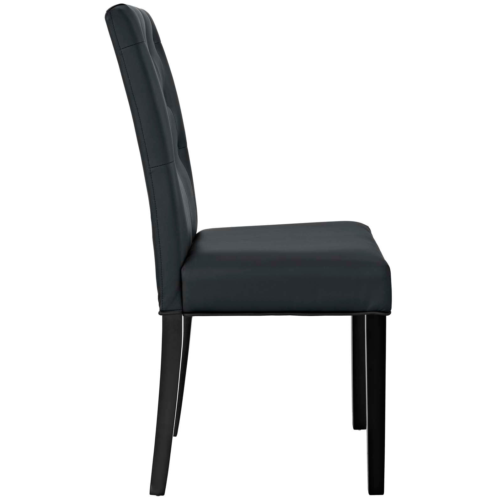 Confer Dining Side Chair Vinyl Set of 2 - East Shore Modern Home Furnishings