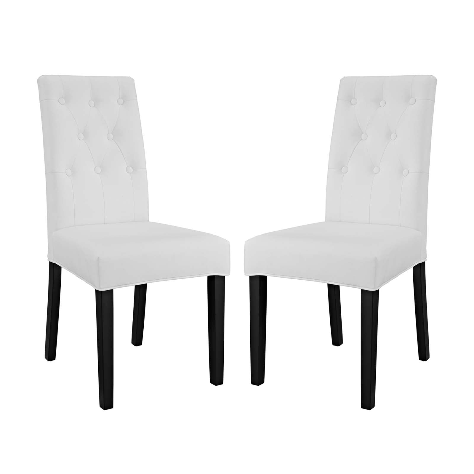 Confer Dining Side Chair Vinyl Set of 2 - East Shore Modern Home Furnishings