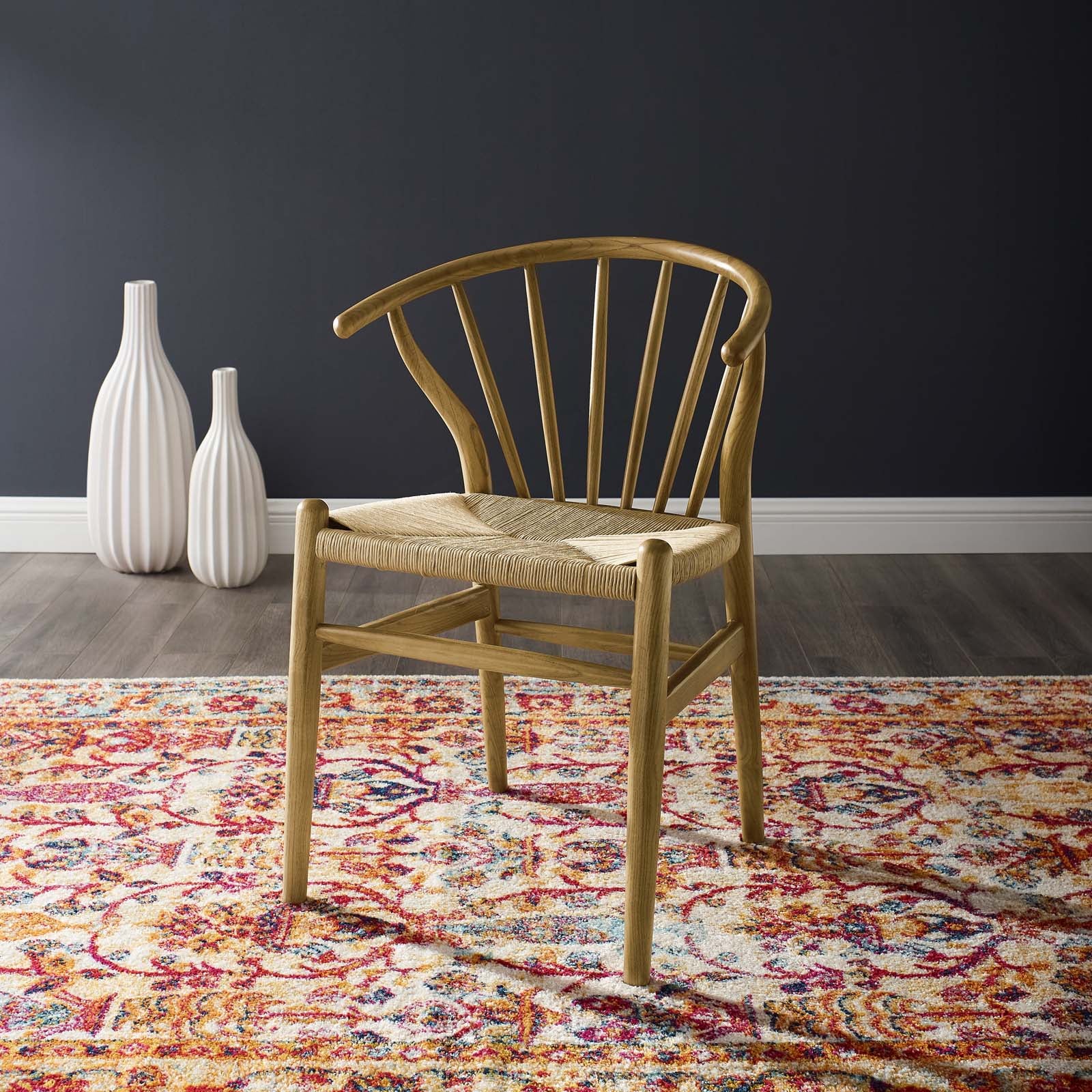 Flourish Spindle Wood Dining Side Chair - East Shore Modern Home Furnishings