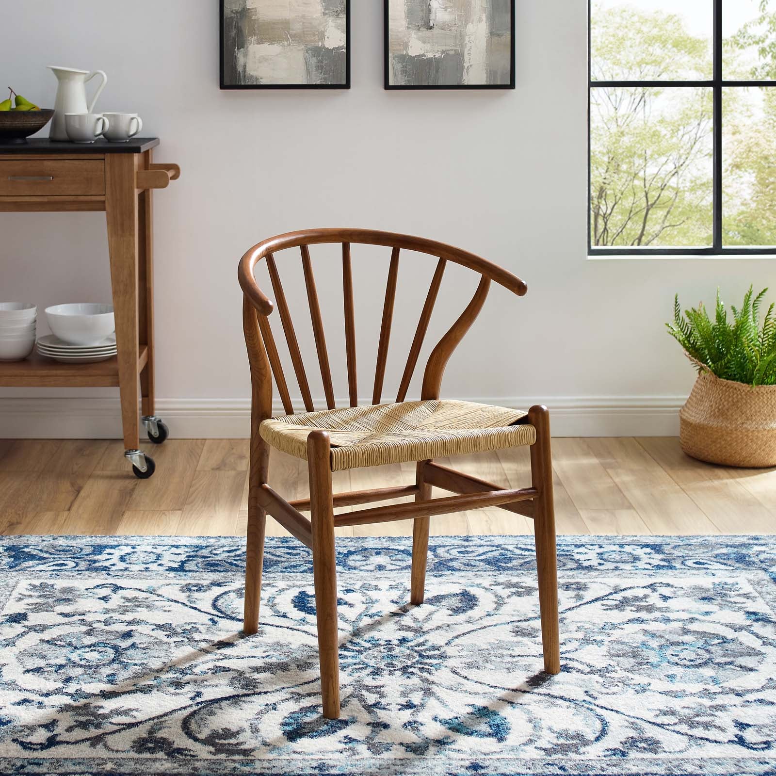 Flourish Spindle Wood Dining Side Chair - East Shore Modern Home Furnishings