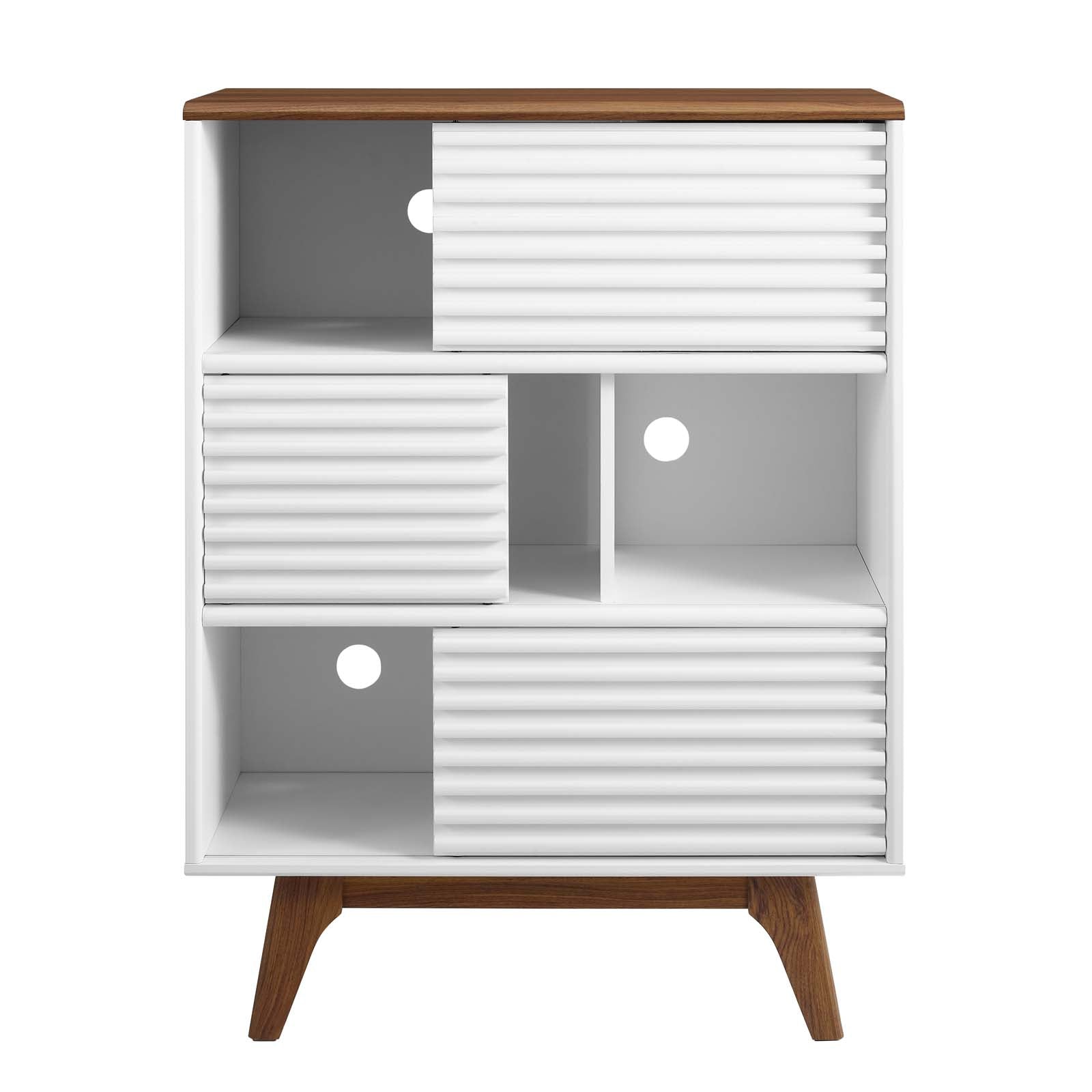 Render Three-Tier Display Storage Cabinet Stand