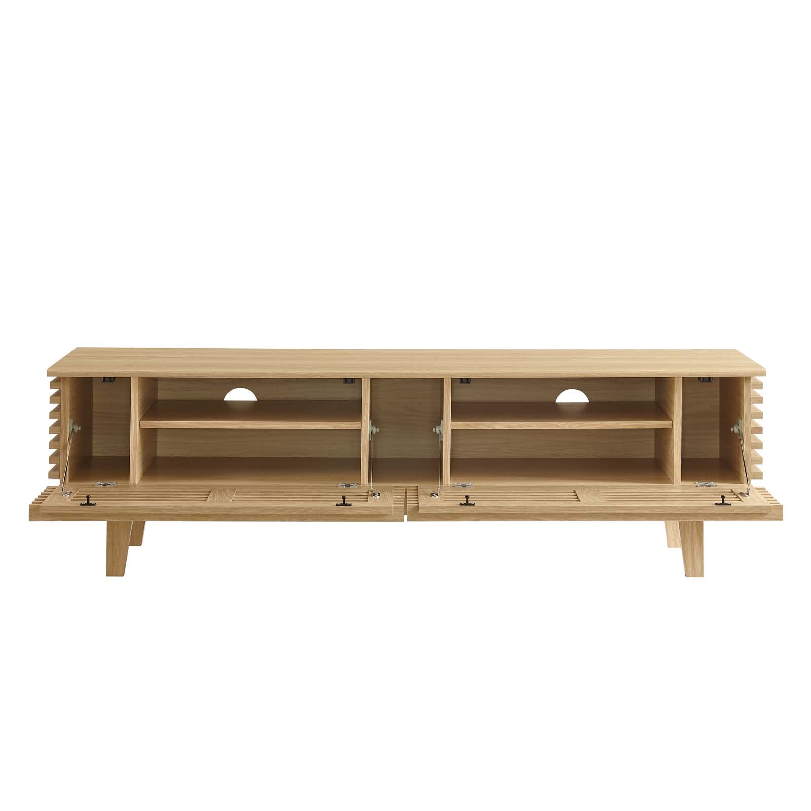 Render 60" TV Stand in Walnut - East Shore Modern Home Furnishings