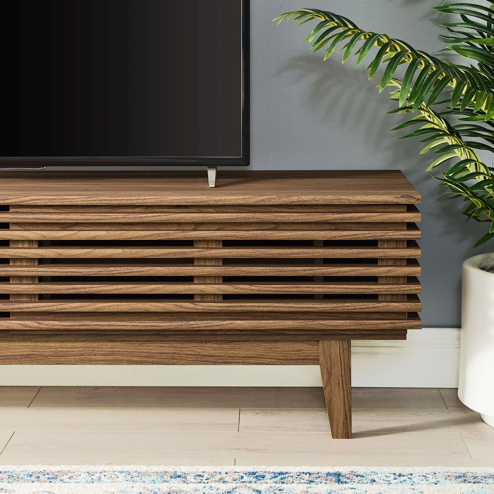 Render 60" TV Stand in Walnut - East Shore Modern Home Furnishings