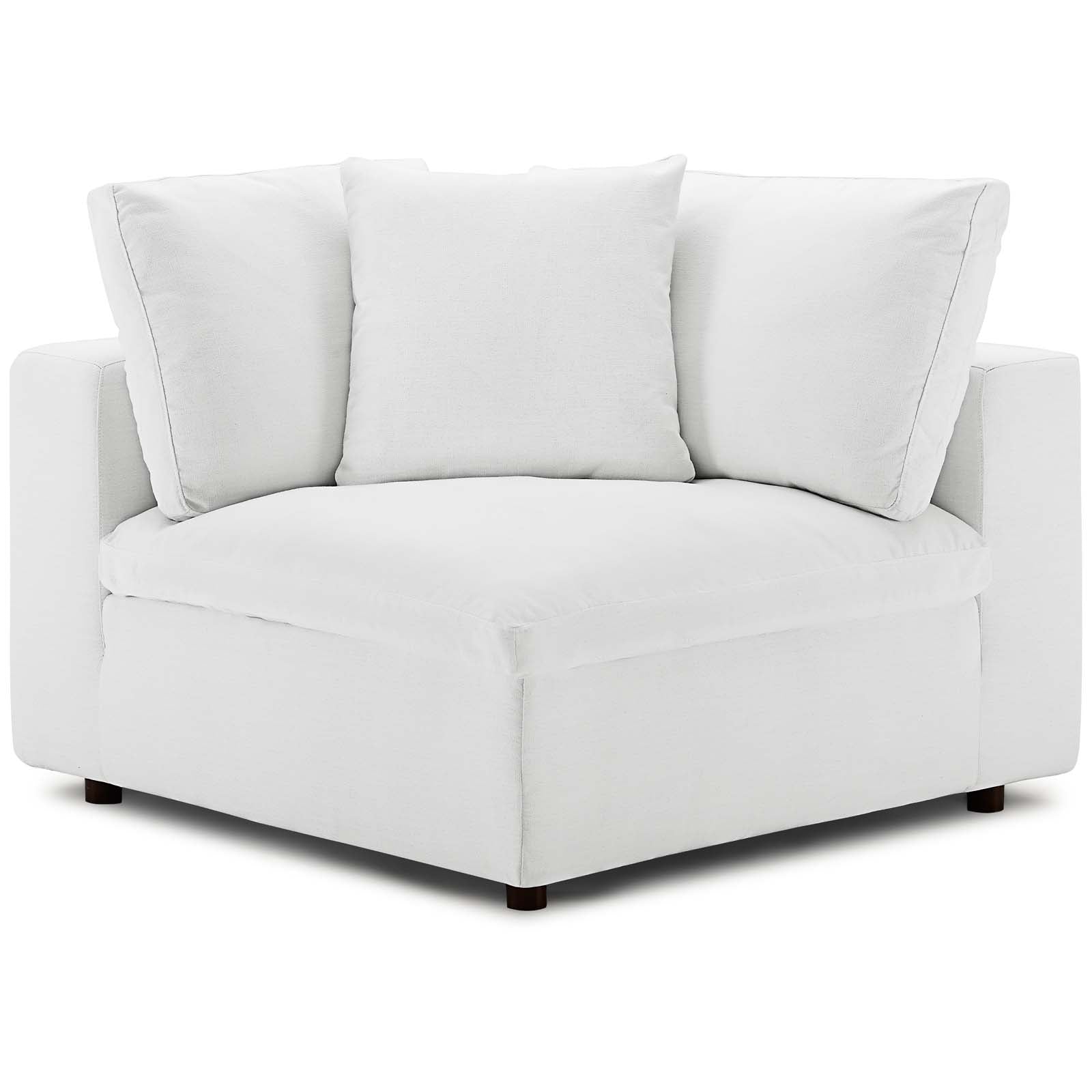 Commix Down Filled Overstuffed 4 Piece Sectional Sofa Set