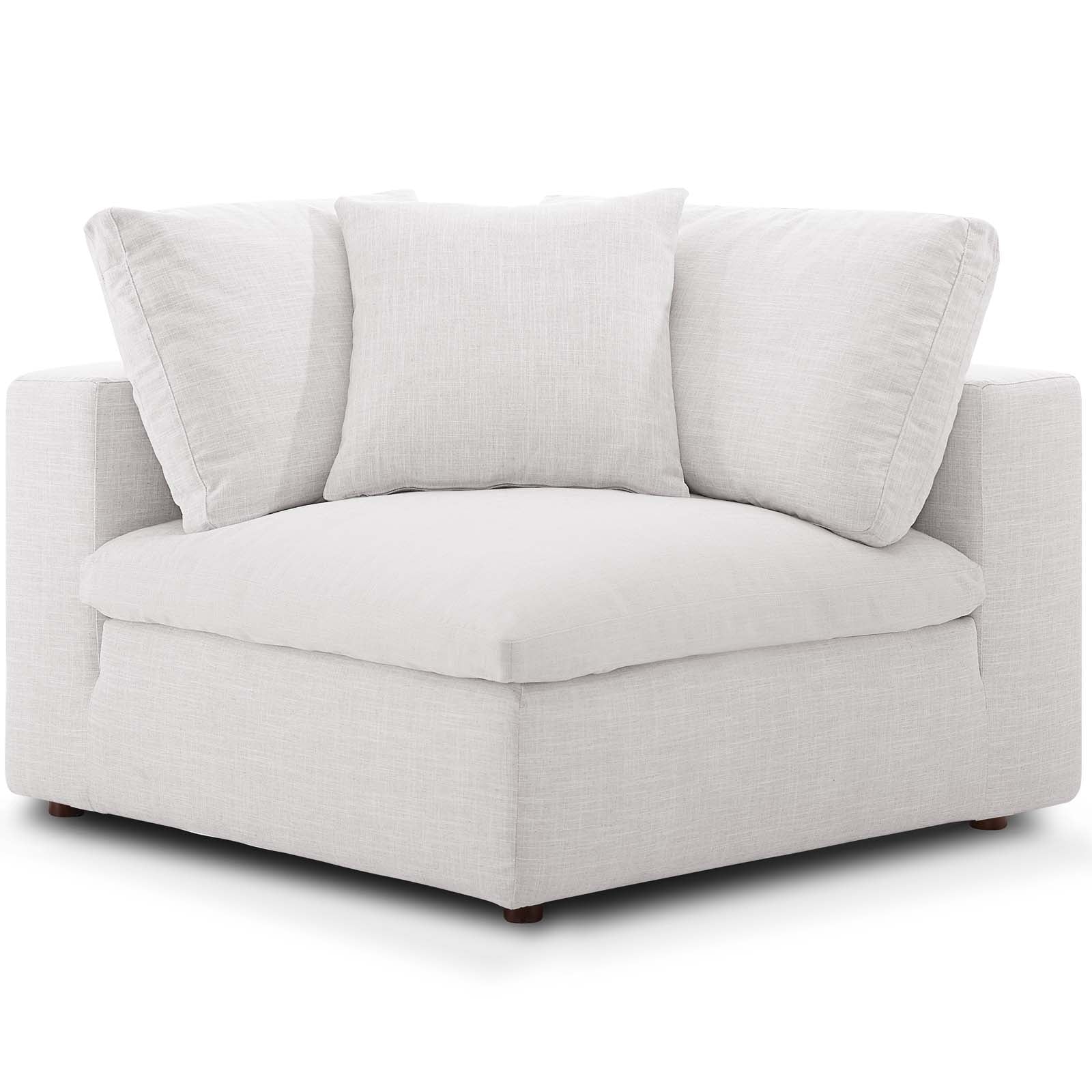 Commix Down Filled Overstuffed 5 Piece Sectional Sofa Set - East Shore Modern Home Furnishings