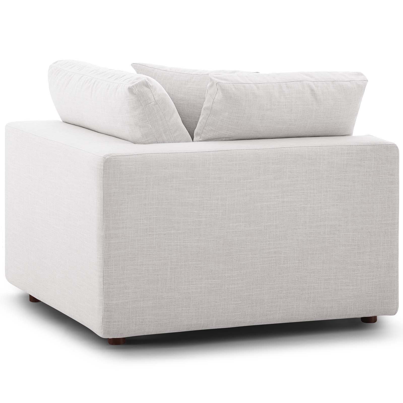 Commix Down Filled Overstuffed 5 Piece Sectional Sofa Set - East Shore Modern Home Furnishings