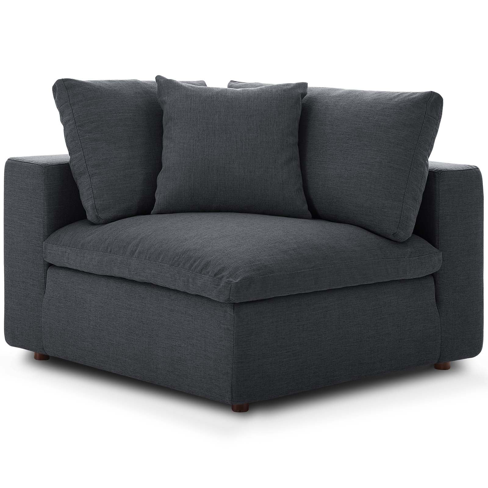 Commix Down Filled Overstuffed 5 Piece Sectional Sofa Set - East Shore Modern Home Furnishings