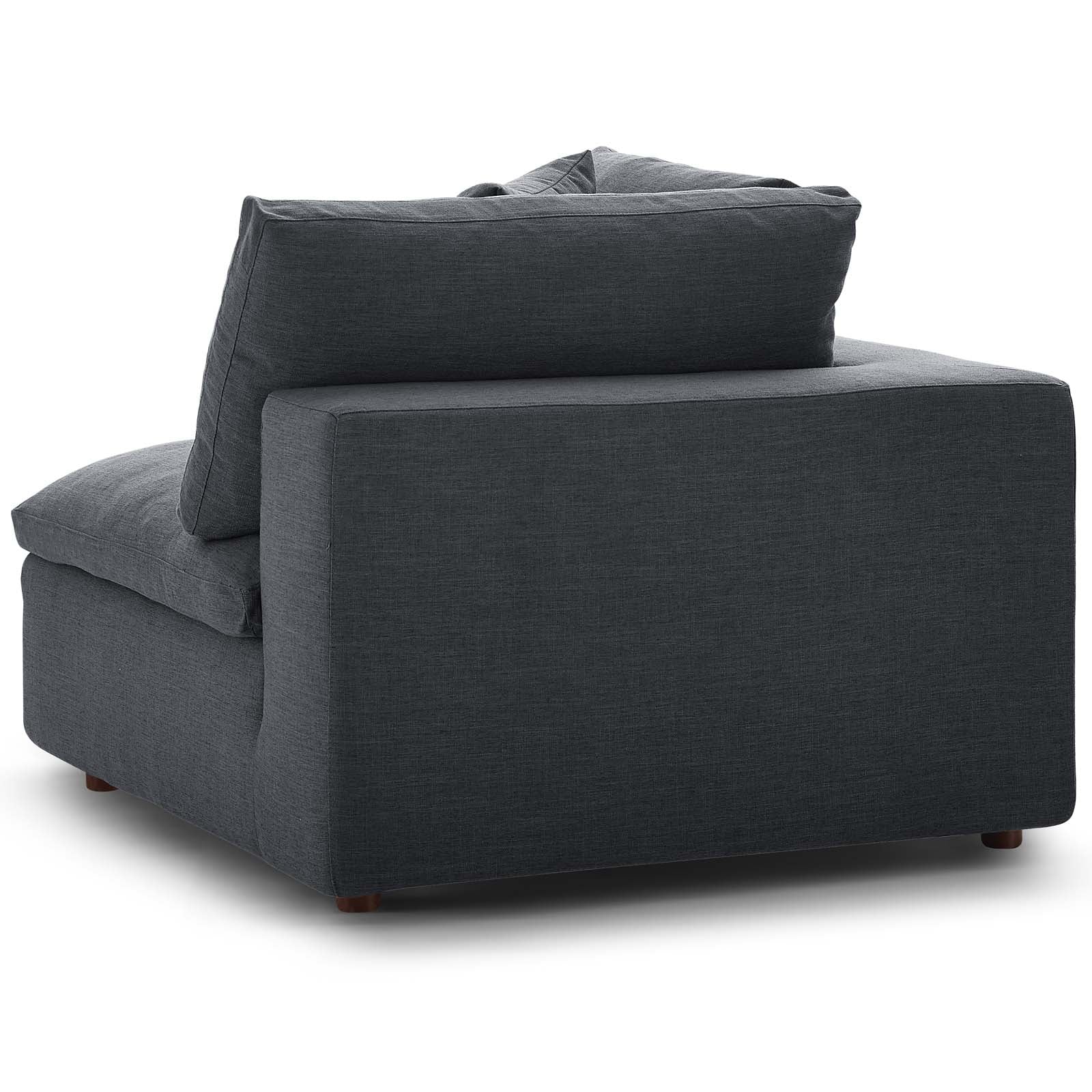 Commix Down Filled Overstuffed 5 Piece Sectional Sofa Set - East Shore Modern Home Furnishings