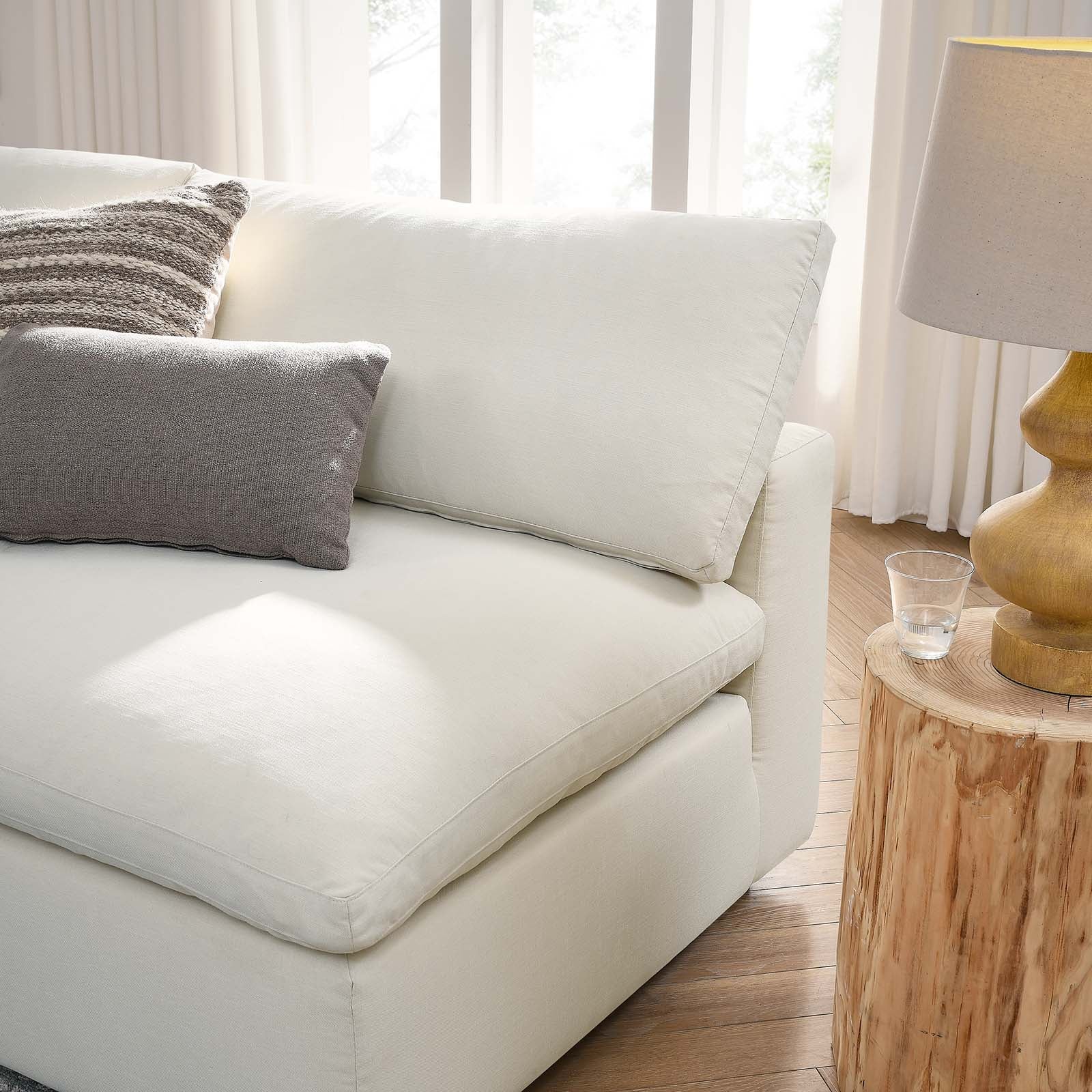 Commix Down Filled Overstuffed 5 Piece Sectional Sofa Set
