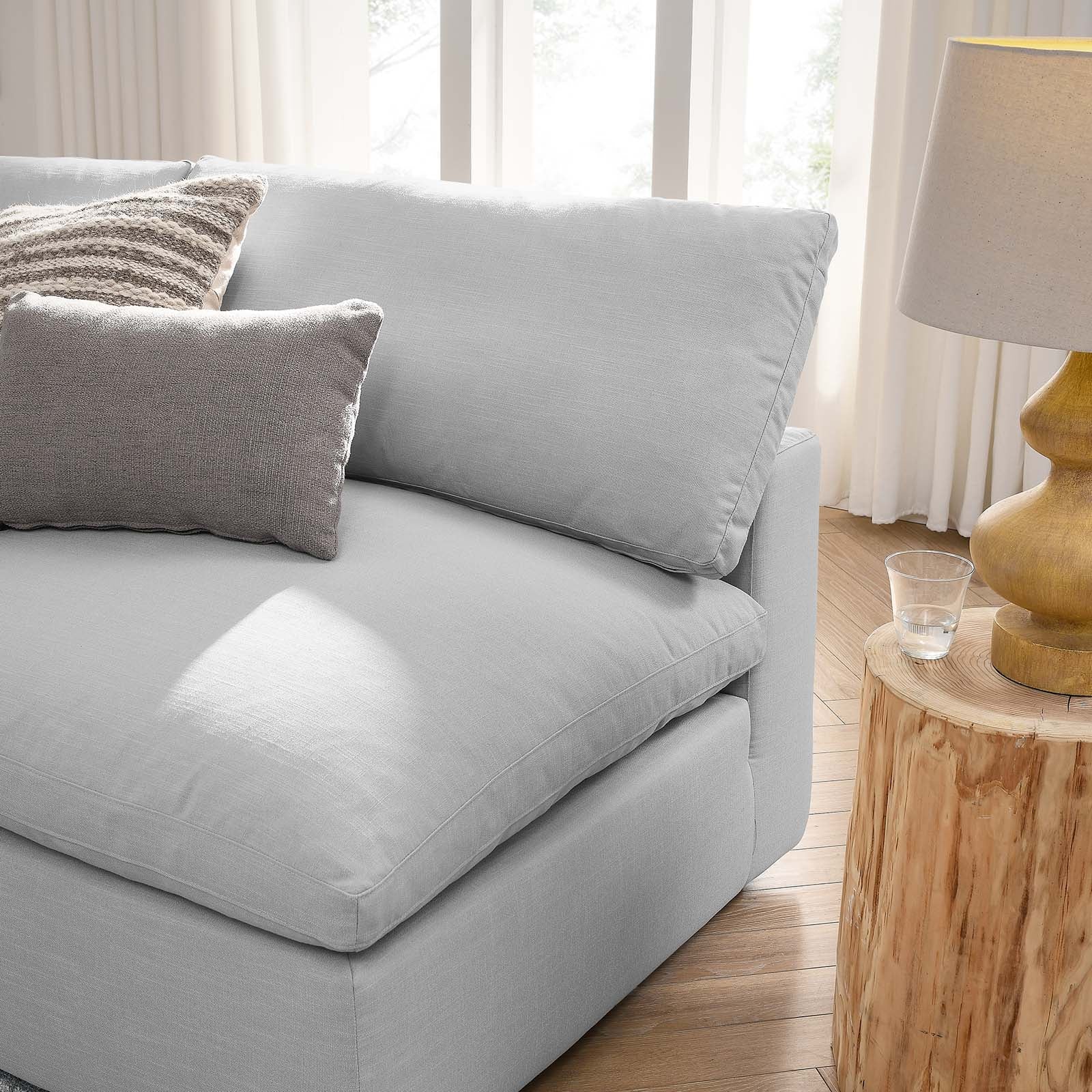 Commix Down Filled Overstuffed 5 Piece Sectional Sofa Set