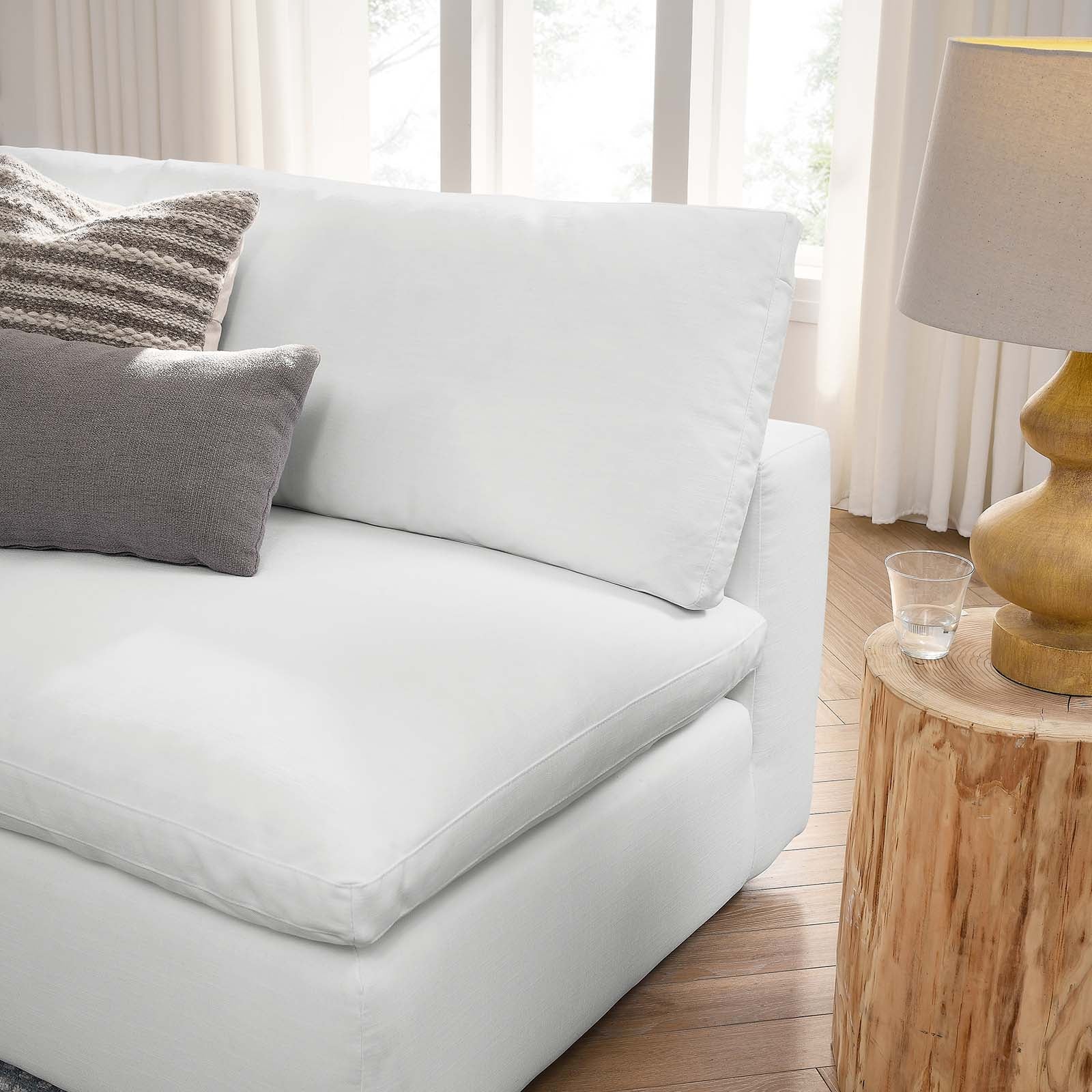Commix Down Filled Overstuffed 5 Piece Sectional Sofa Set