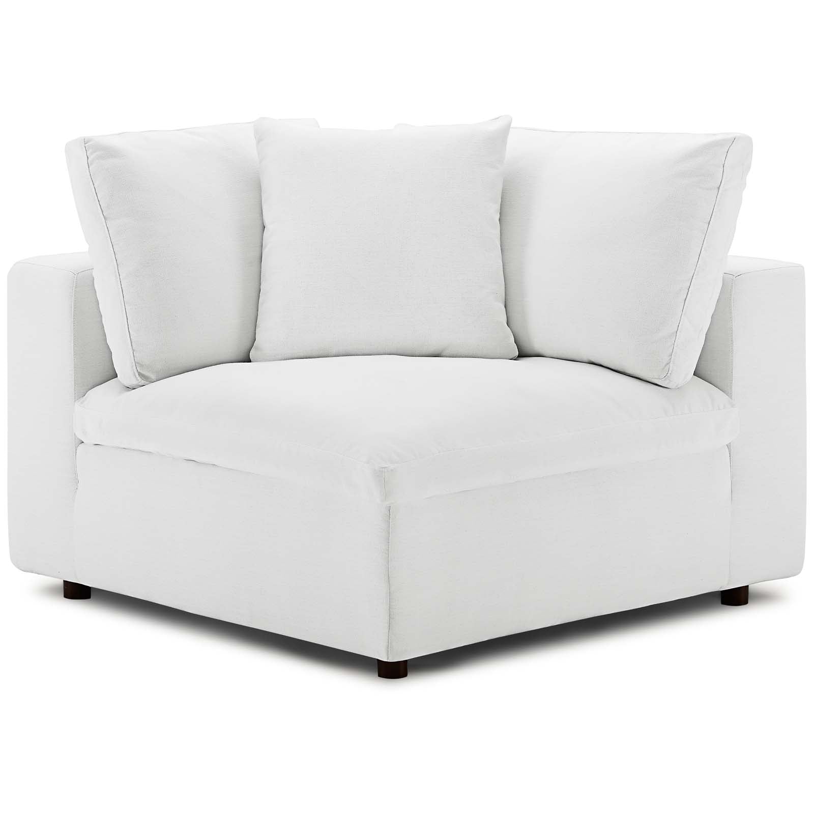 Commix Down Filled Overstuffed 5 Piece Sectional Sofa Set - East Shore Modern Home Furnishings