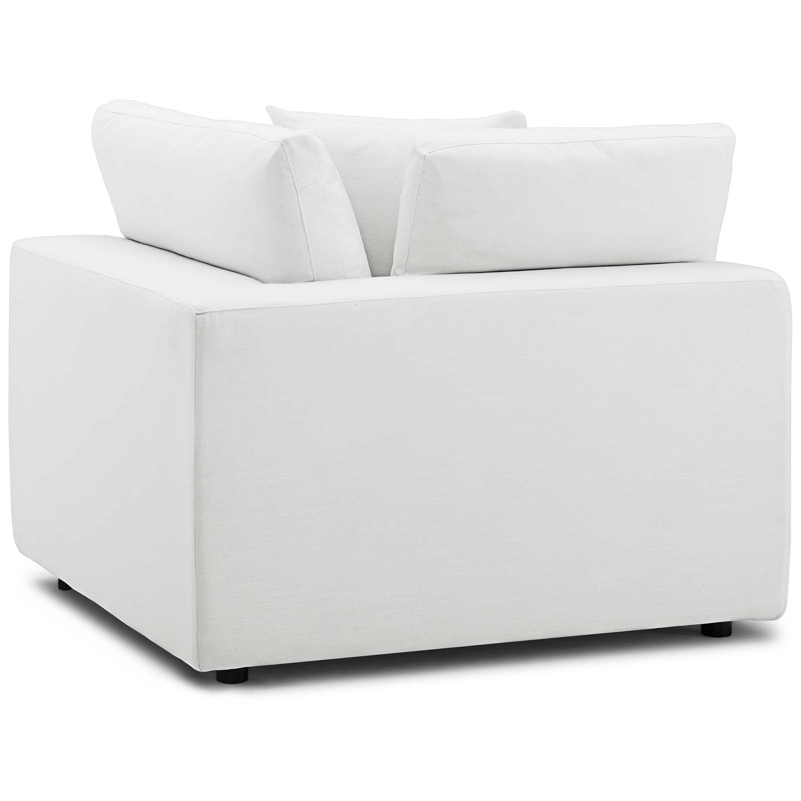 Commix Down Filled Overstuffed 5 Piece Sectional Sofa Set - East Shore Modern Home Furnishings