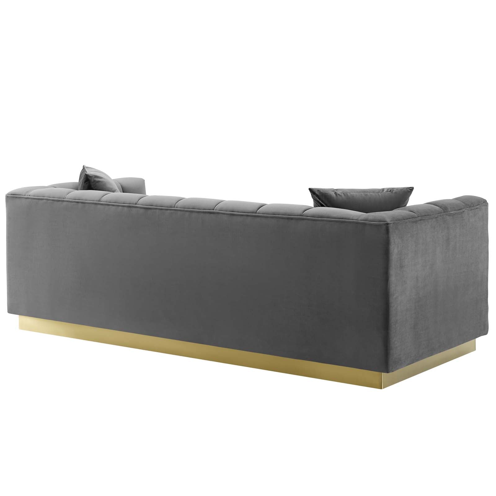 Vivacious Biscuit Tufted Performance Velvet Sofa - East Shore Modern Home Furnishings