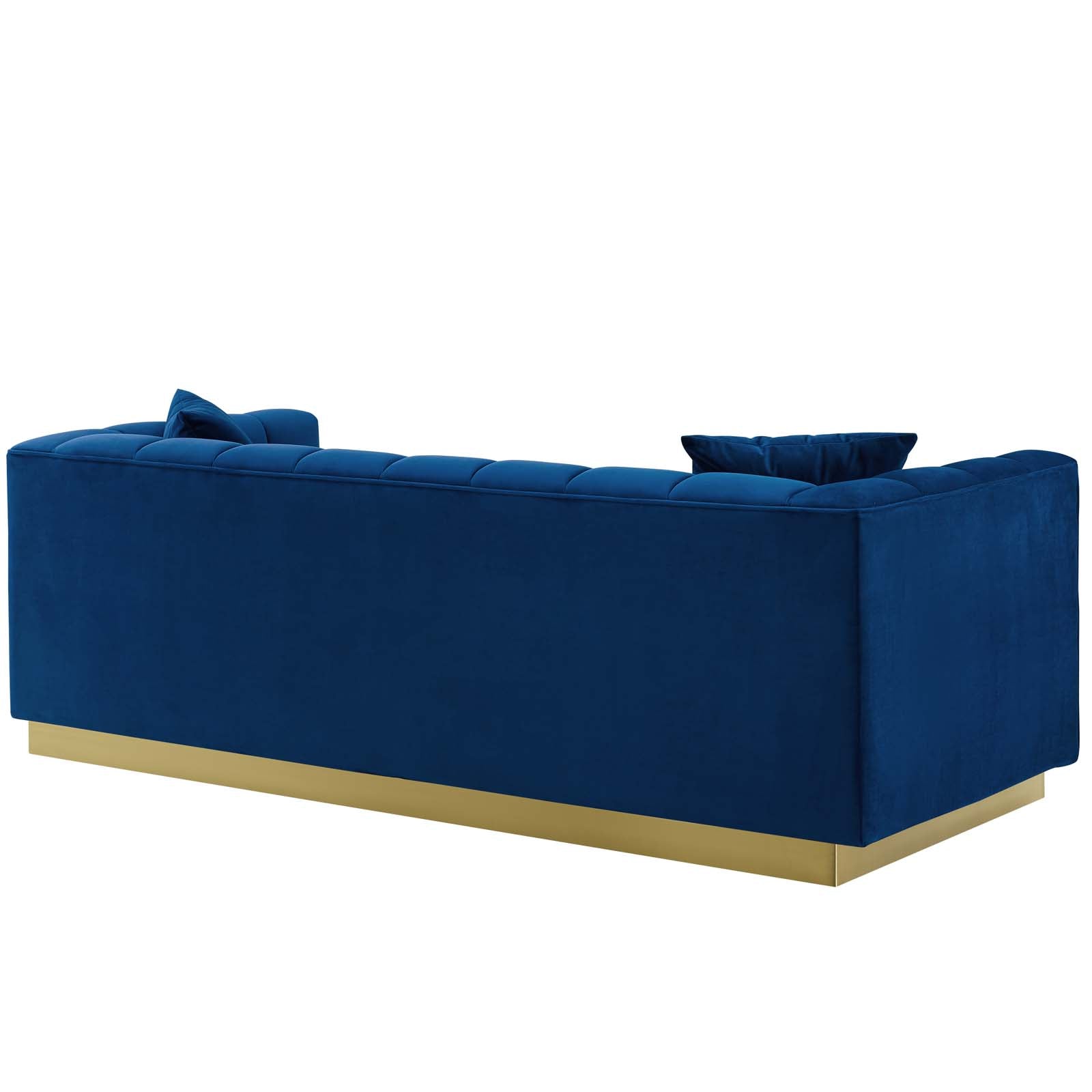 Vivacious Biscuit Tufted Performance Velvet Sofa - East Shore Modern Home Furnishings