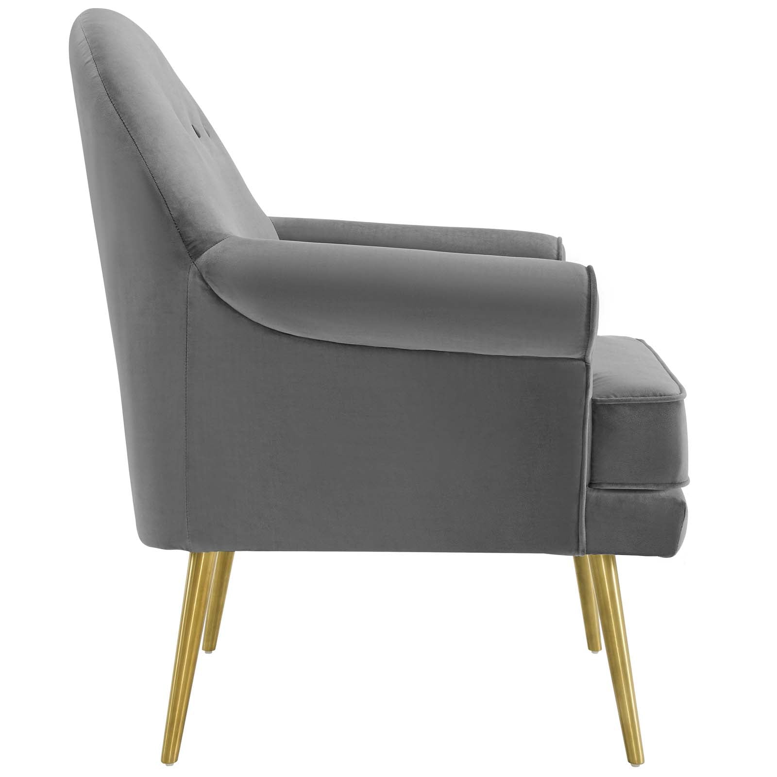 Revive Tufted Button Accent Performance Velvet Armchair - East Shore Modern Home Furnishings