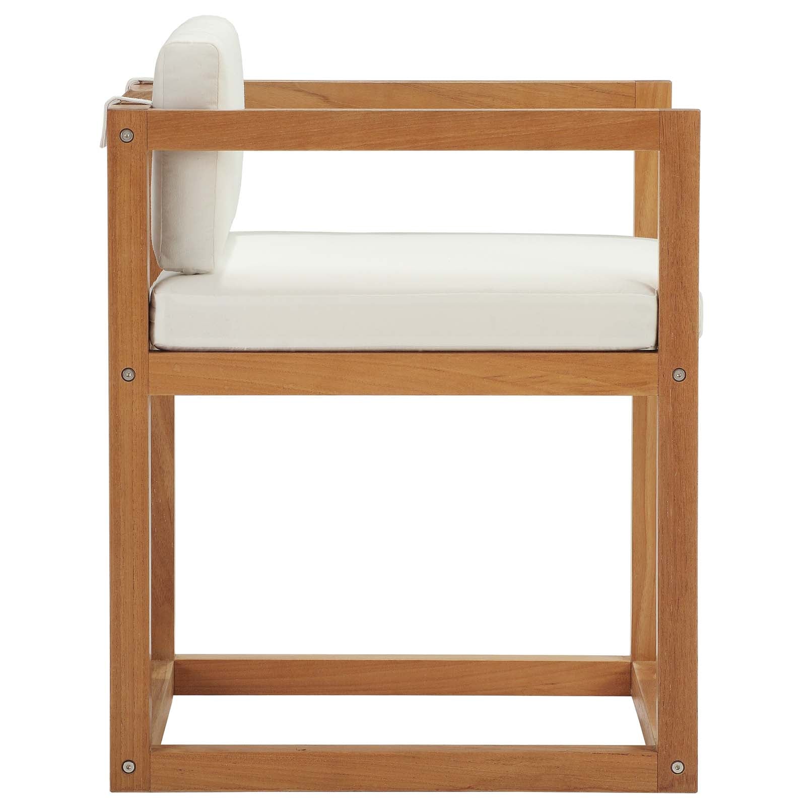 Newbury Accent Outdoor Patio Premium Grade A Teak Wood Armchair