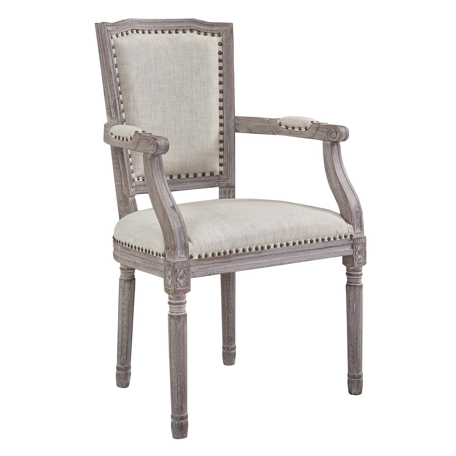 Penchant Dining Armchair Upholstered Fabric Set of 4 - East Shore Modern Home Furnishings