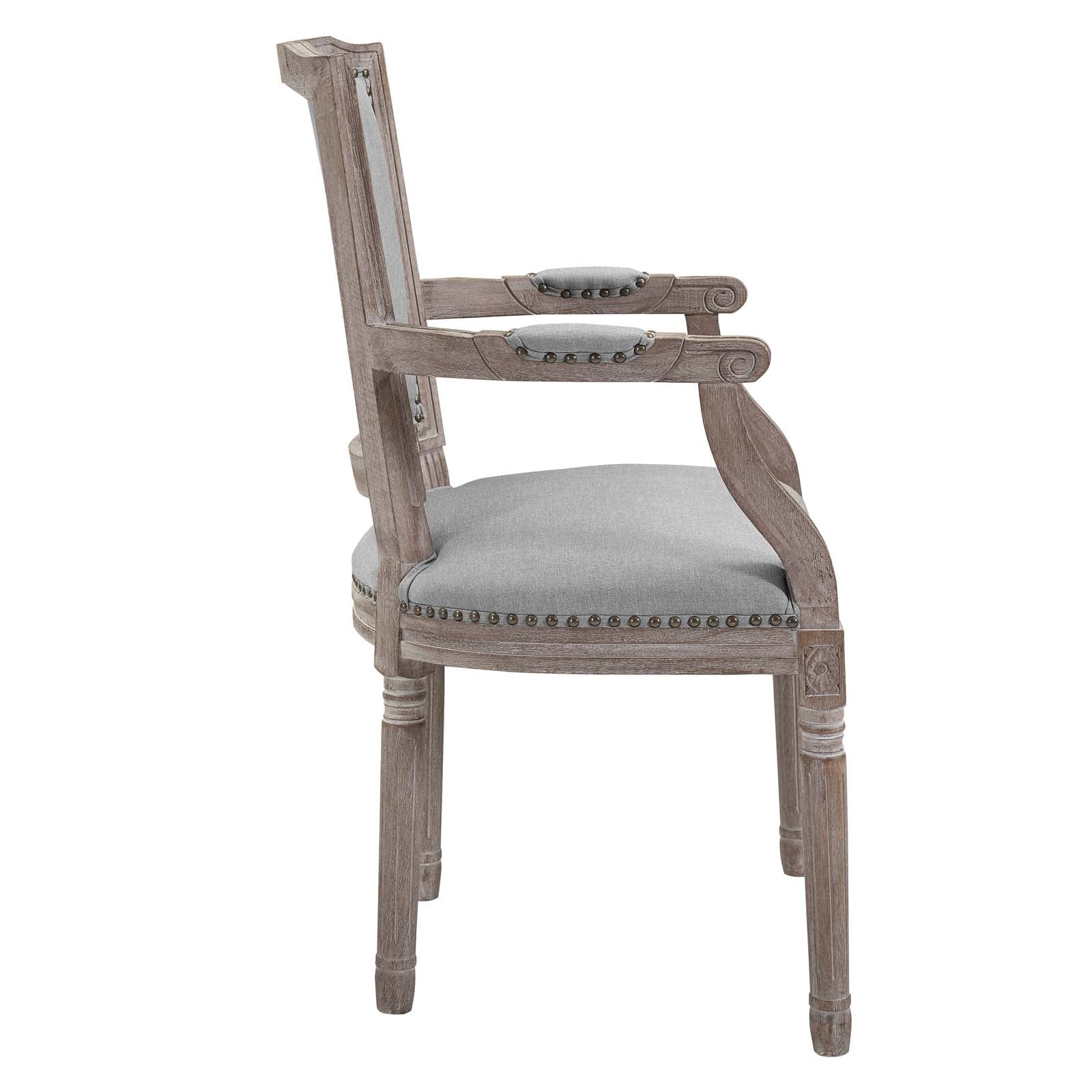 Penchant Dining Armchair Upholstered Fabric Set of 4 - East Shore Modern Home Furnishings