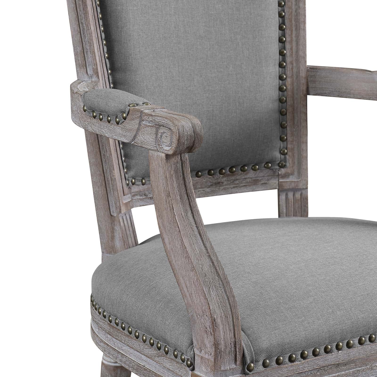 Penchant Dining Armchair Upholstered Fabric Set of 4 - East Shore Modern Home Furnishings