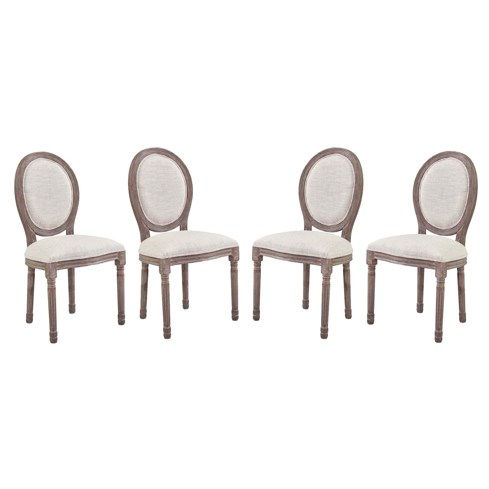 Emanate Dining Side Chair Upholstered Fabric Set of 4 - East Shore Modern Home Furnishings