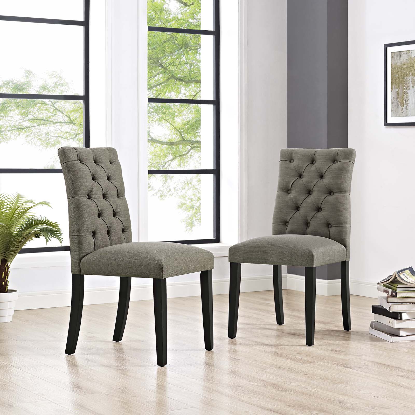 Duchess Dining Chair Fabric Set of 2 - East Shore Modern Home Furnishings