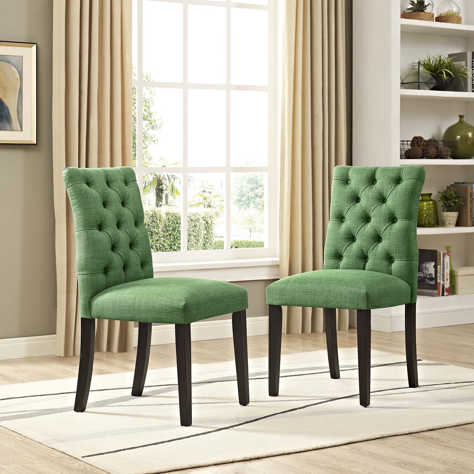 Duchess Dining Chair Fabric Set of 2 - East Shore Modern Home Furnishings