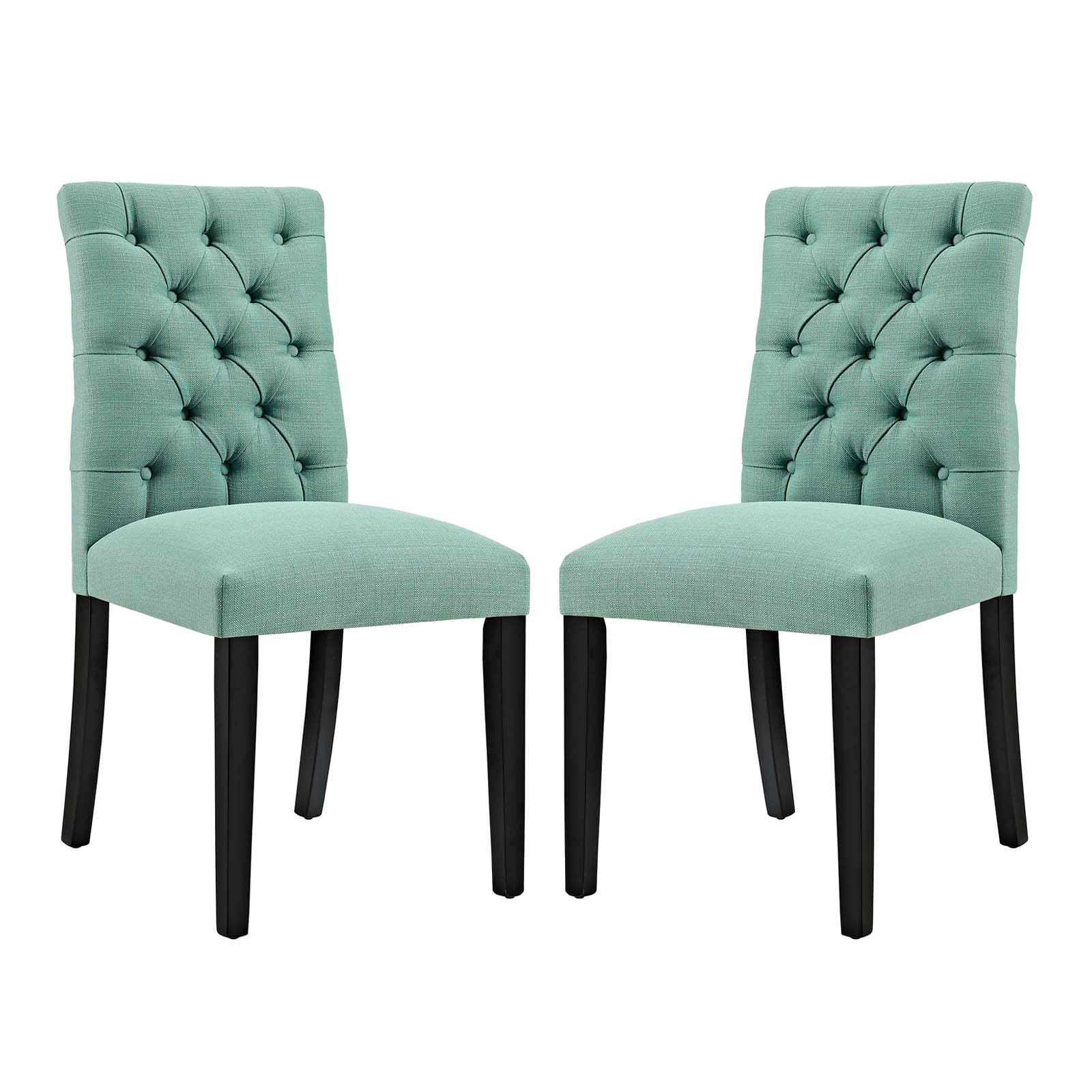 Duchess Dining Chair Fabric Set of 2 - East Shore Modern Home Furnishings