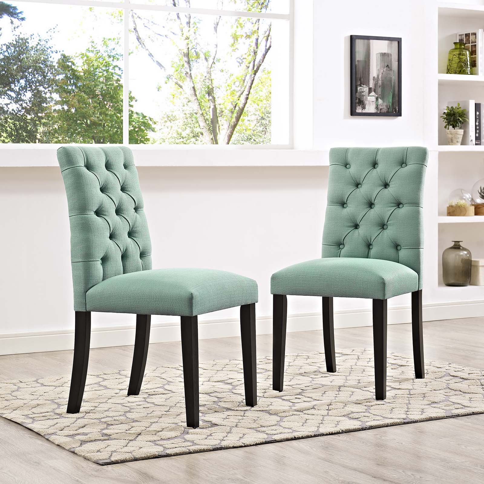 Duchess Dining Chair Fabric Set of 2 - East Shore Modern Home Furnishings