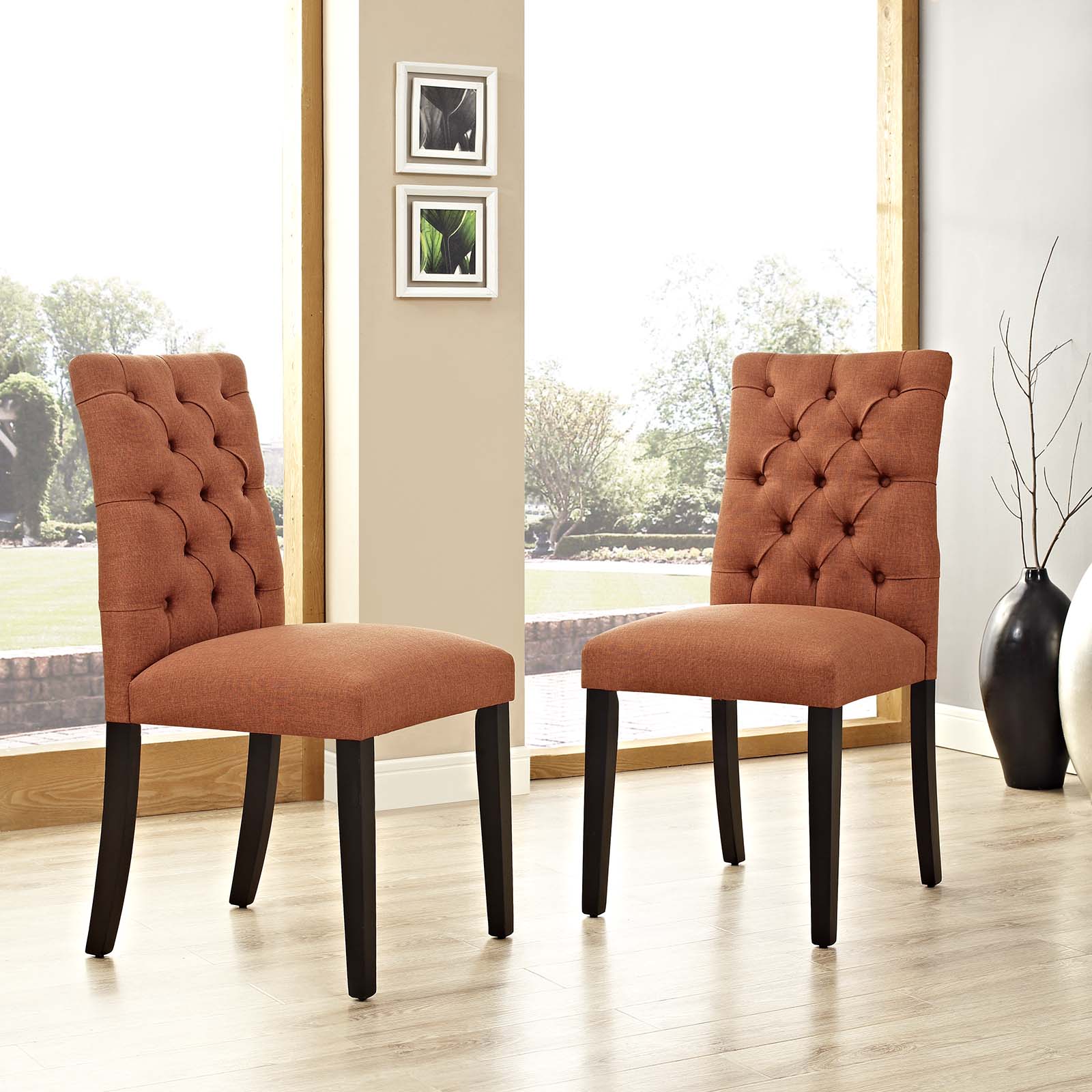 Duchess Dining Chair Fabric Set of 2 - East Shore Modern Home Furnishings