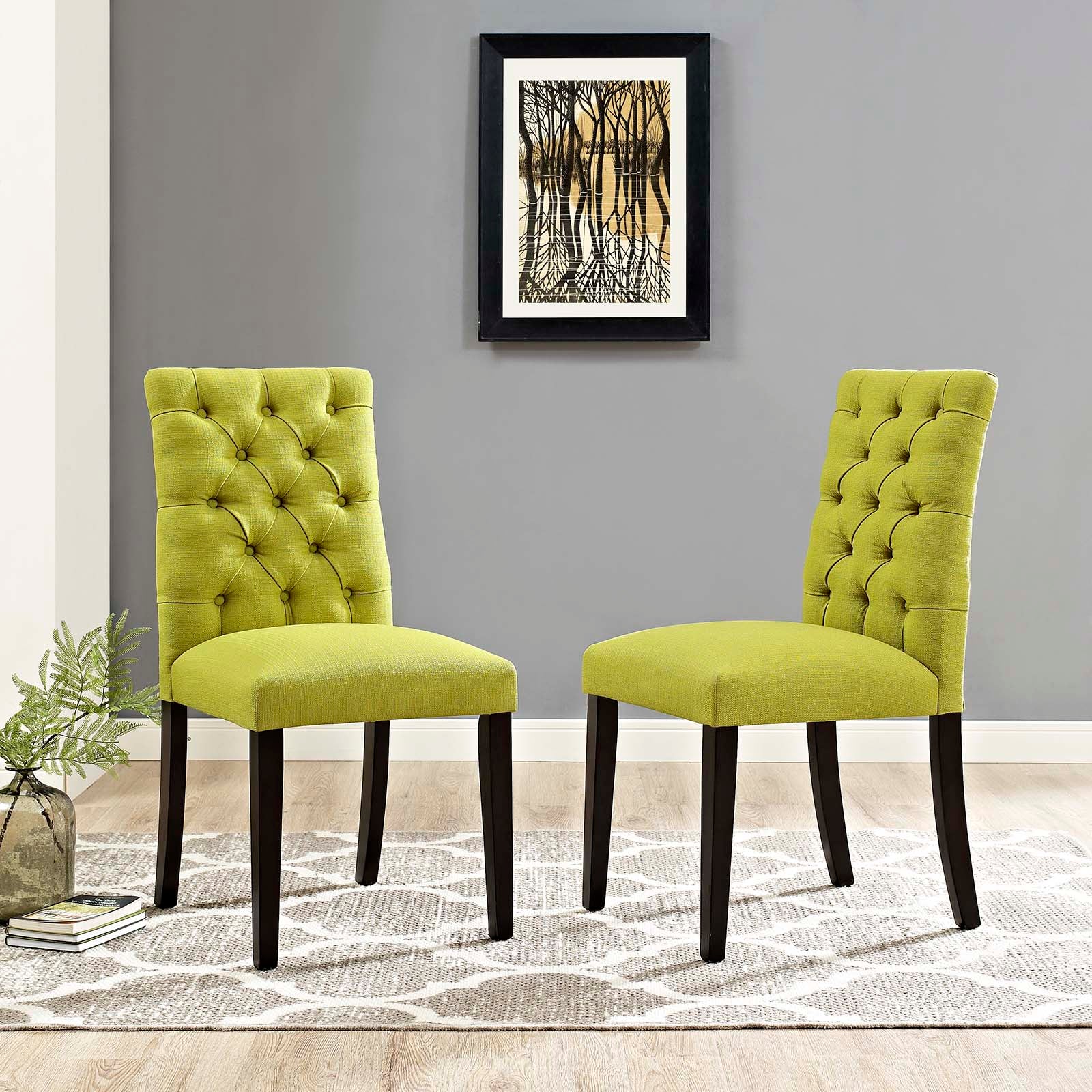 Duchess Dining Chair Fabric Set of 2 - East Shore Modern Home Furnishings