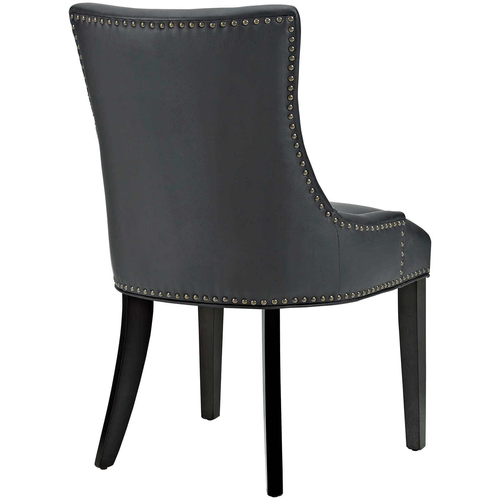 Marquis Dining Chair Faux Leather Set of 2 - East Shore Modern Home Furnishings