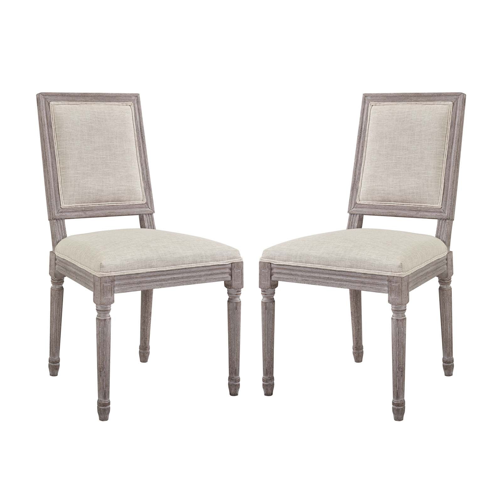 Court Dining Side Chair Upholstered Fabric Set of 2 - East Shore Modern Home Furnishings