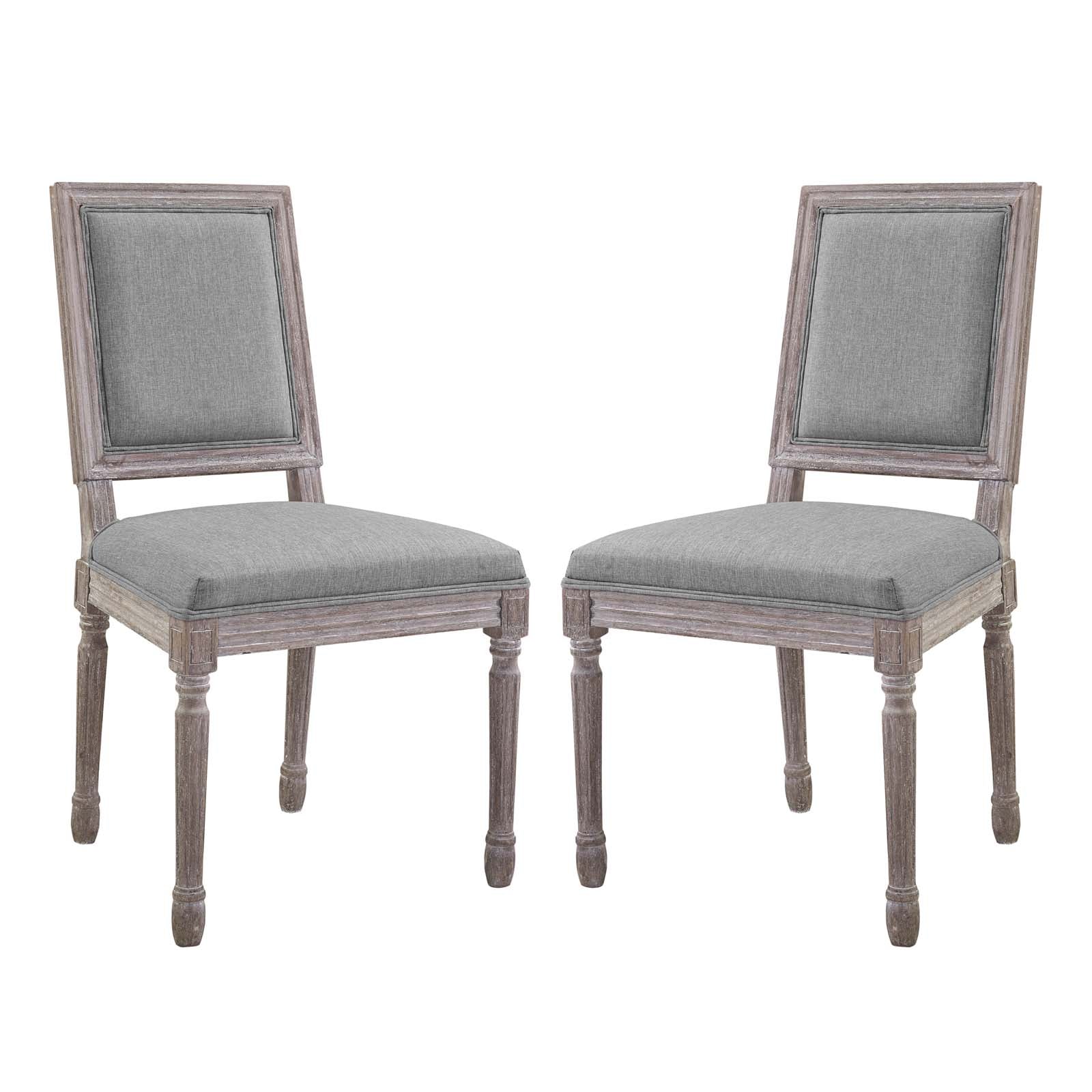 Court Dining Side Chair Upholstered Fabric Set of 2 - East Shore Modern Home Furnishings