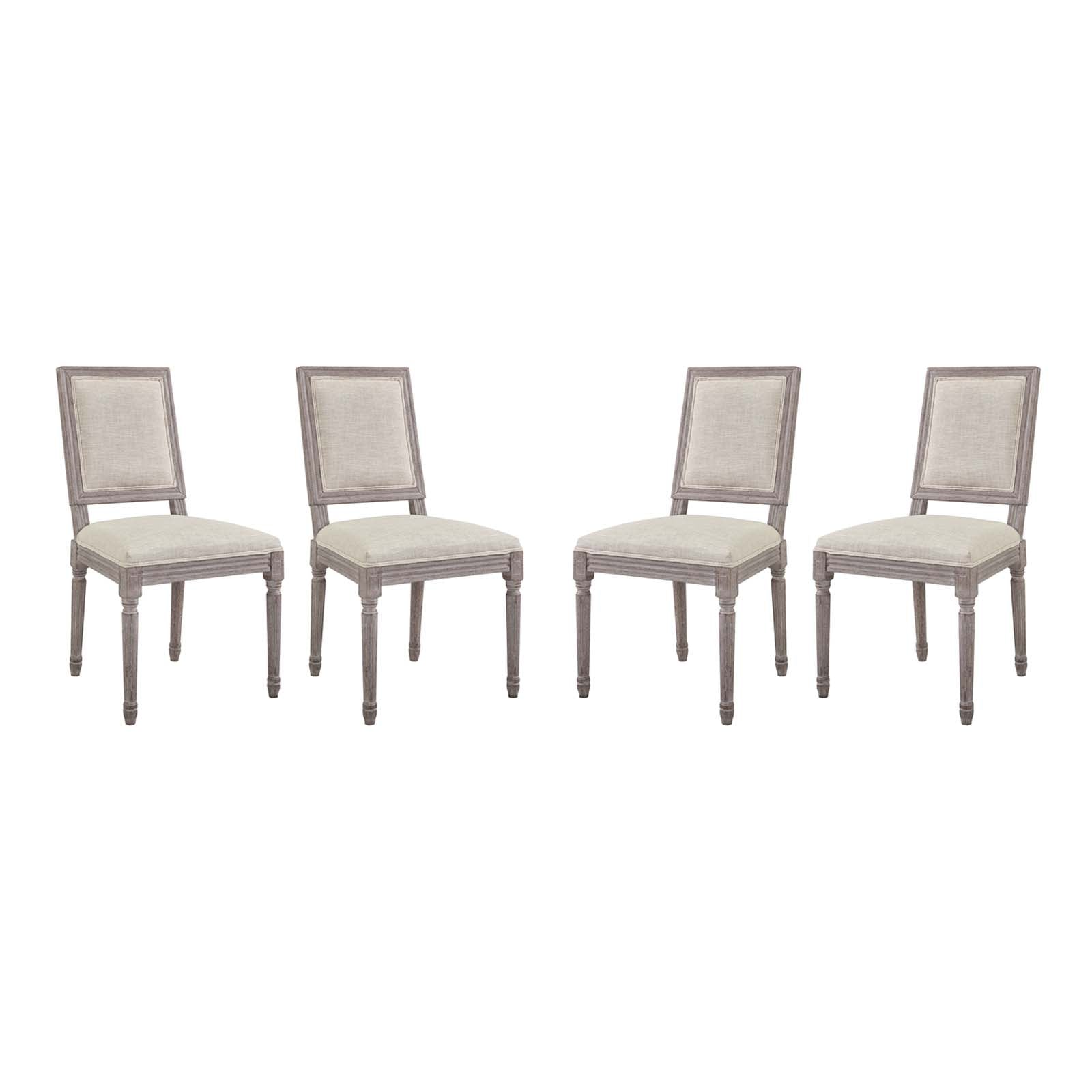 Court Dining Side Chair Upholstered Fabric Set of 4 - East Shore Modern Home Furnishings