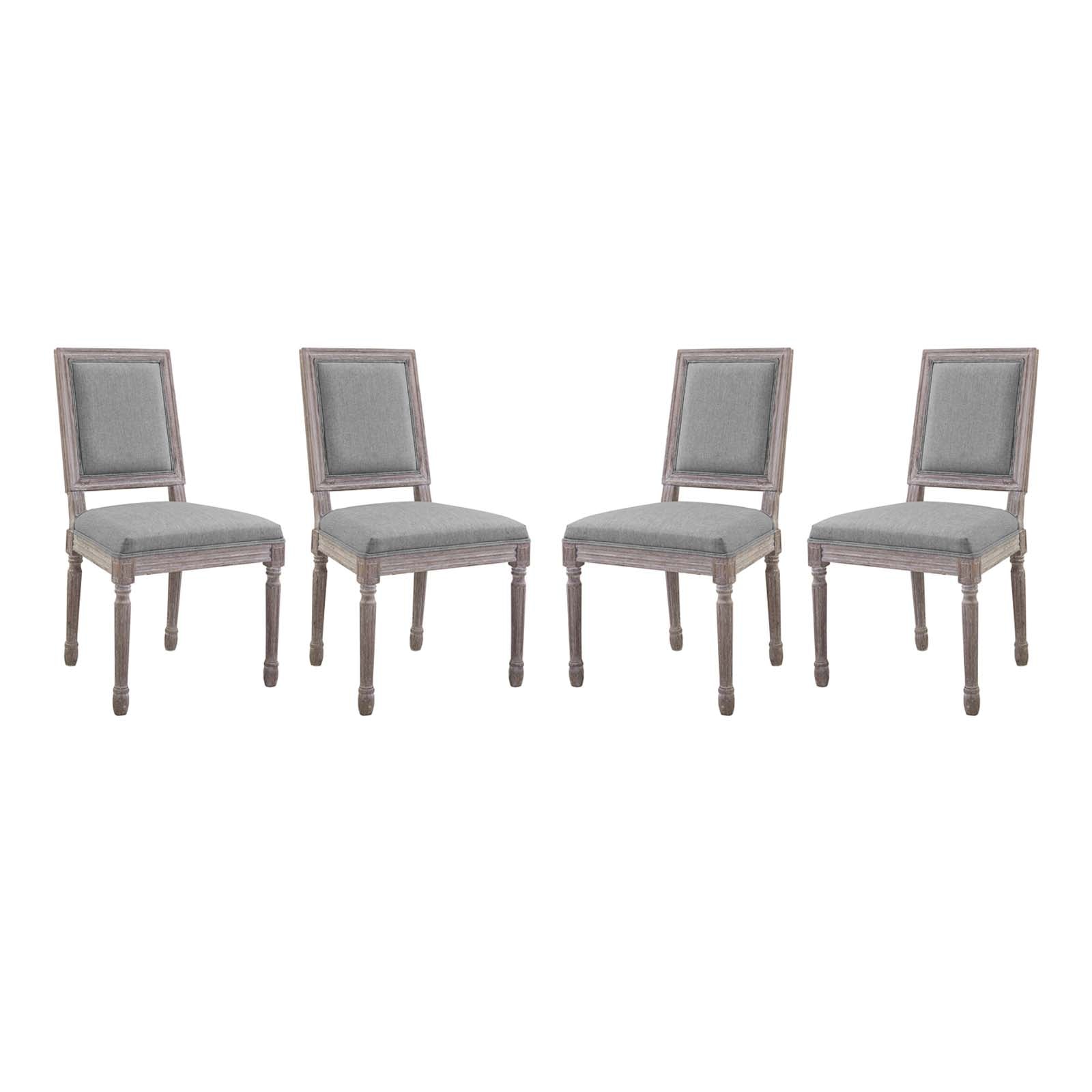 Court Dining Side Chair Upholstered Fabric Set of 4 - East Shore Modern Home Furnishings