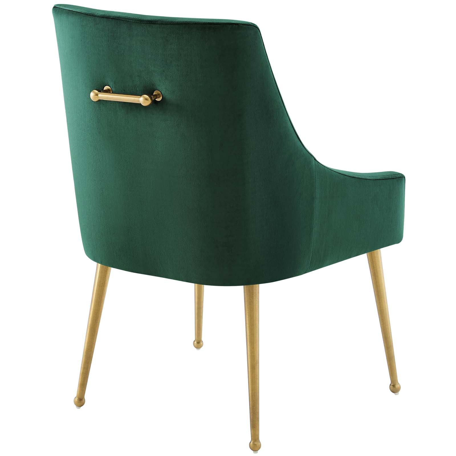 Discern Upholstered Performance Velvet Dining Chair - East Shore Modern Home Furnishings