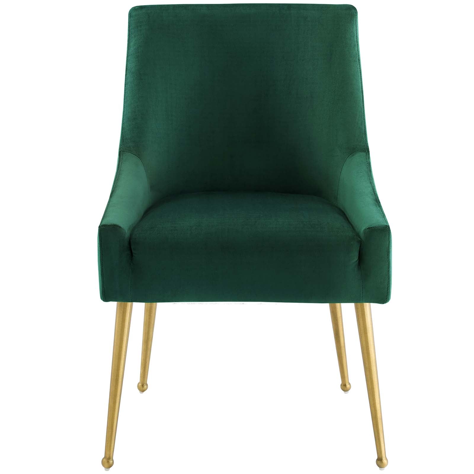 Discern Upholstered Performance Velvet Dining Chair - East Shore Modern Home Furnishings