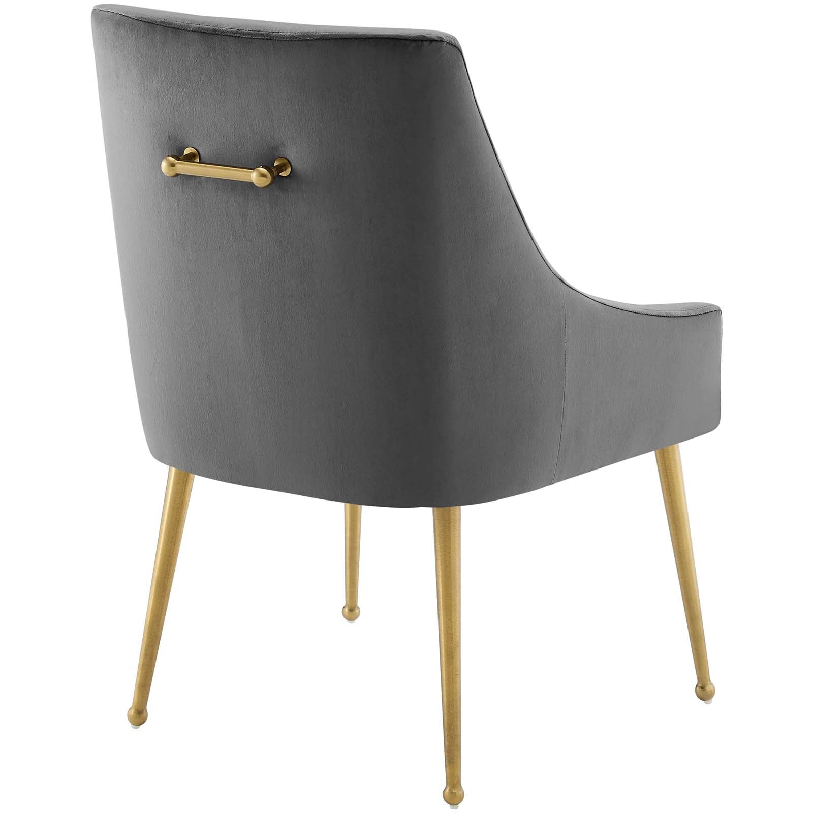 Discern Upholstered Performance Velvet Dining Chair - East Shore Modern Home Furnishings