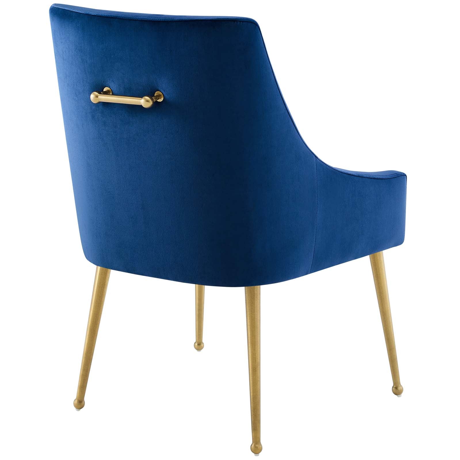 Discern Upholstered Performance Velvet Dining Chair - East Shore Modern Home Furnishings