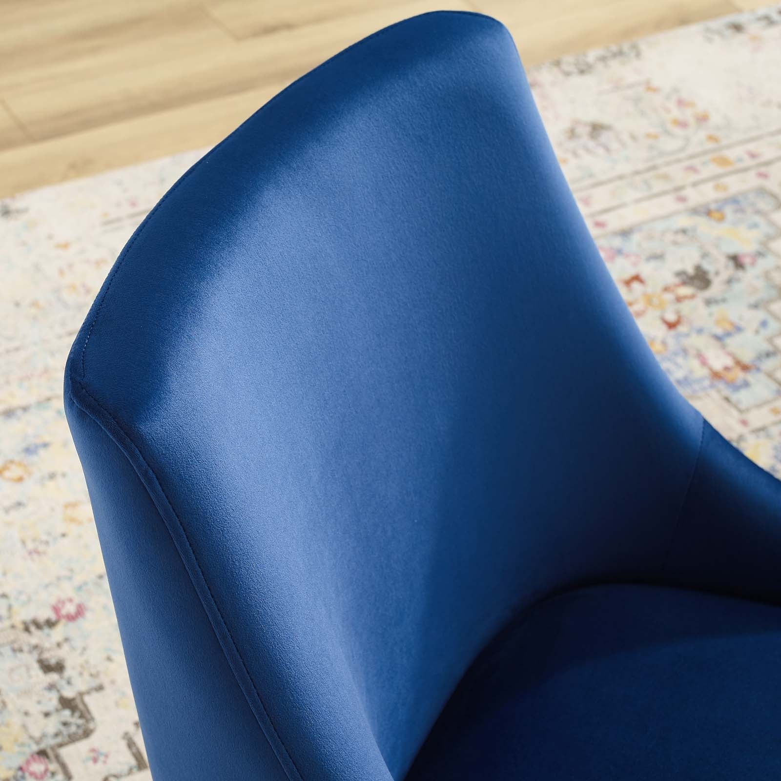 Discern Upholstered Performance Velvet Dining Chair - East Shore Modern Home Furnishings