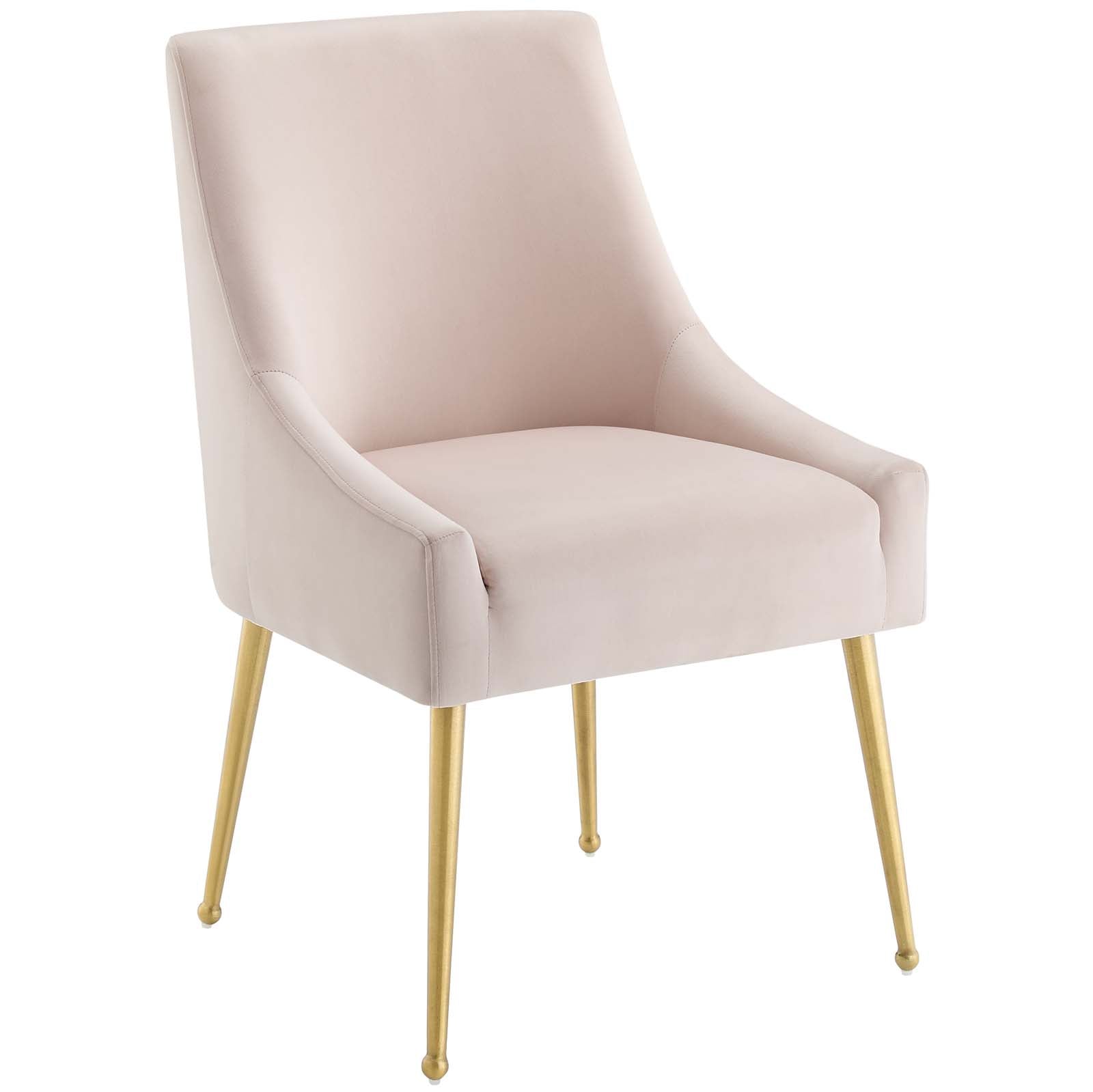 Discern Upholstered Performance Velvet Dining Chair - East Shore Modern Home Furnishings