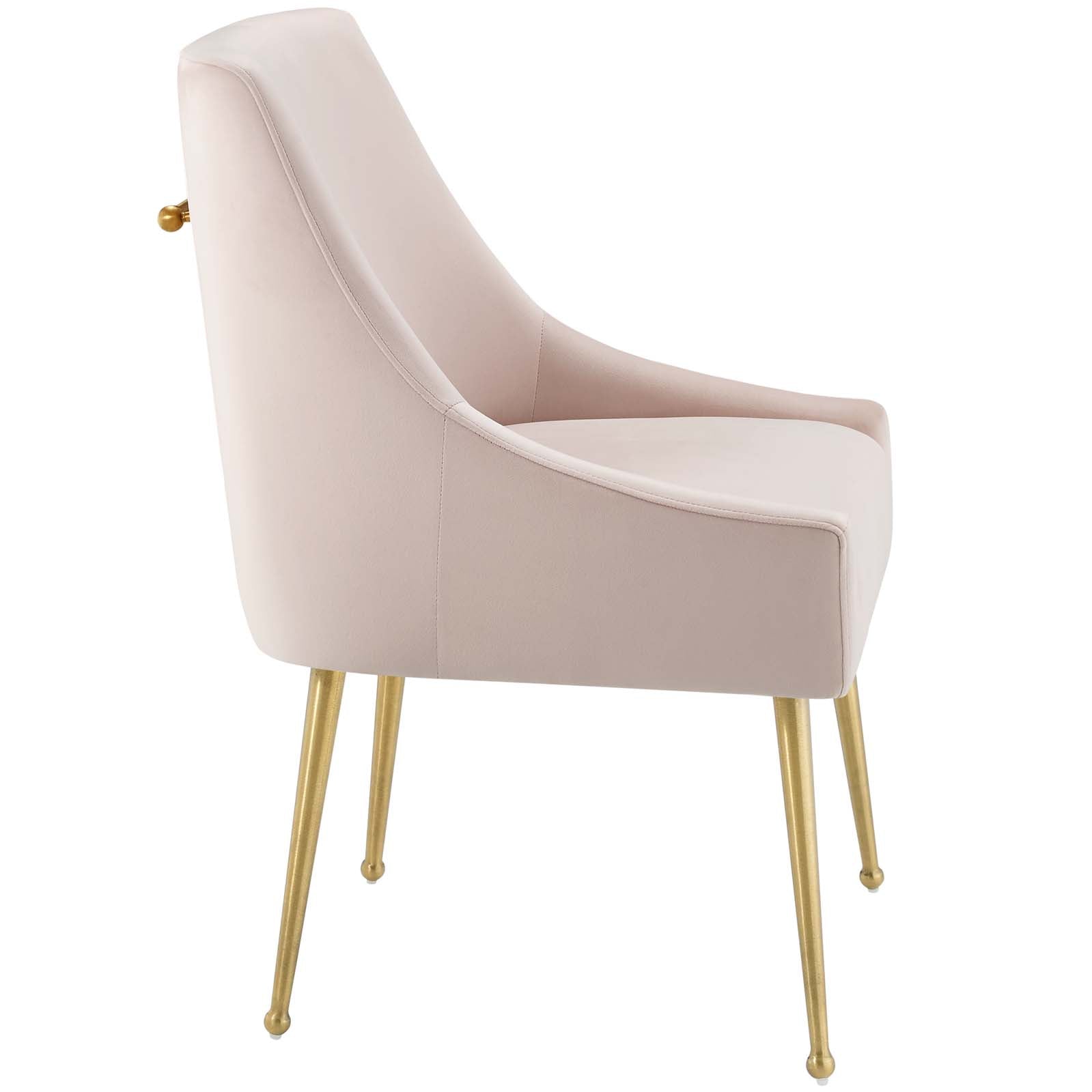 Discern Upholstered Performance Velvet Dining Chair - East Shore Modern Home Furnishings