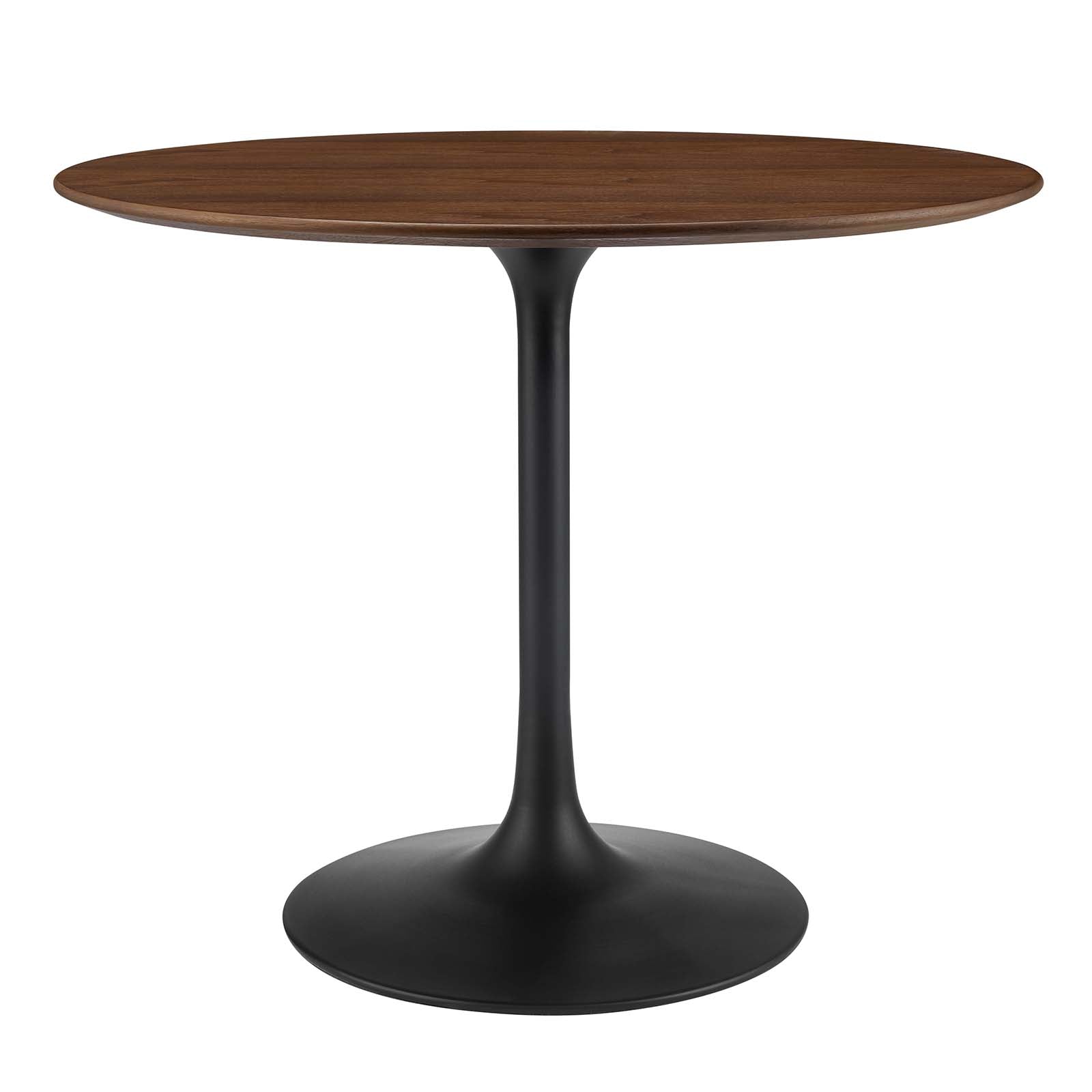 Lippa 36" Round Walnut Dining Table