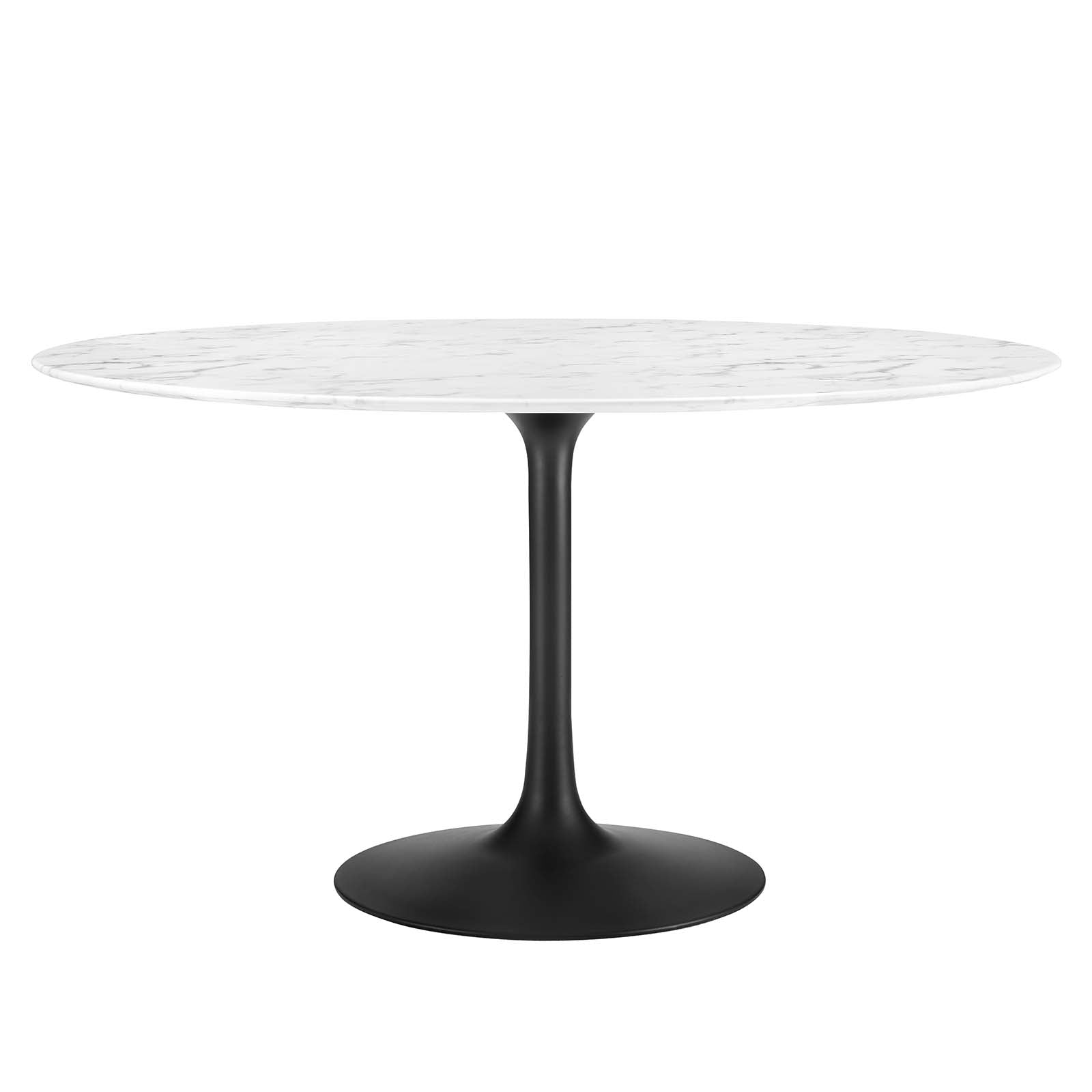 Lippa 54" Round Artificial Marble Dining Table - East Shore Modern Home Furnishings