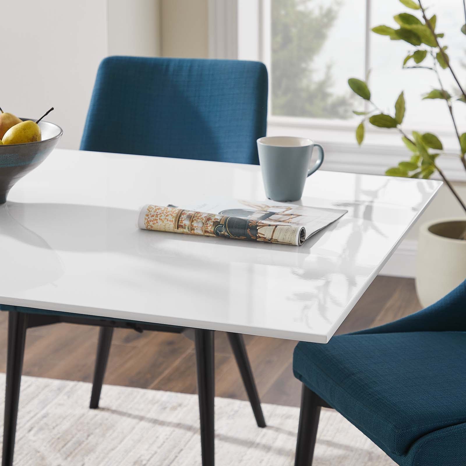 Lippa 60" Rectangle Wood Dining Table - East Shore Modern Home Furnishings