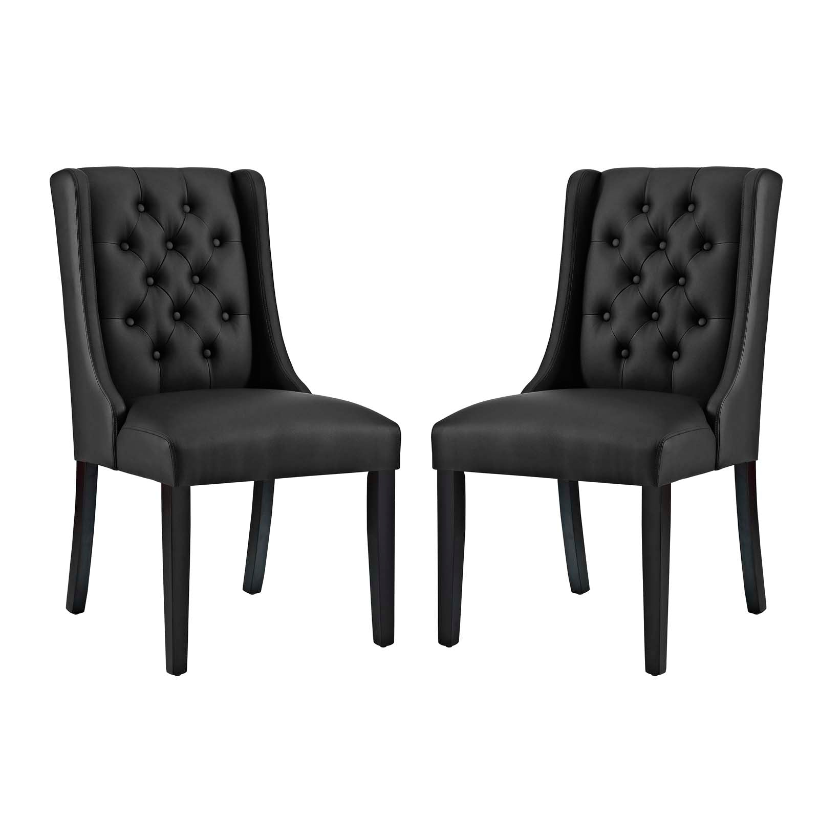 Baronet Dining Chair Vinyl Set of 2 - East Shore Modern Home Furnishings