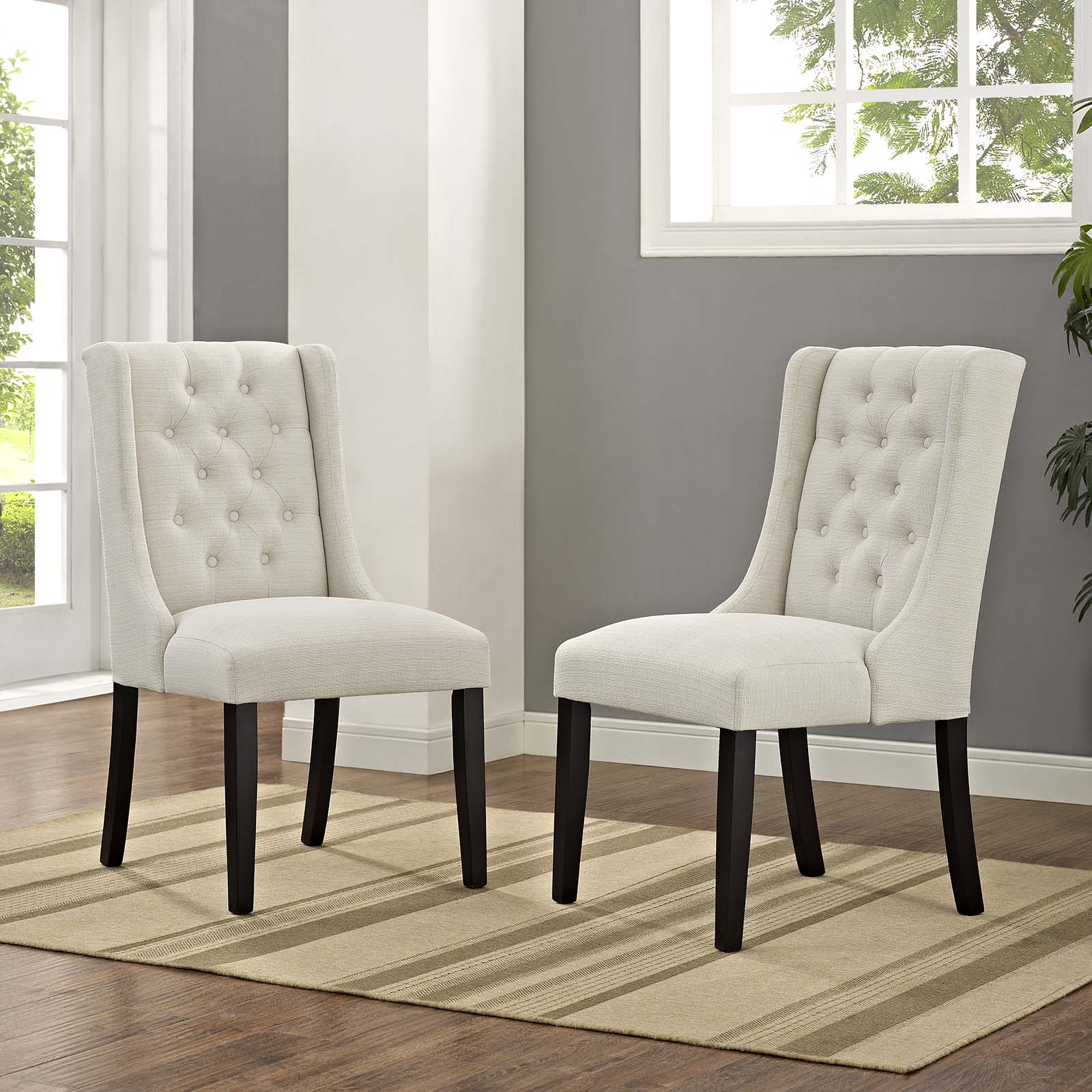 Baronet Dining Chair Fabric Set of 2 - East Shore Modern Home Furnishings