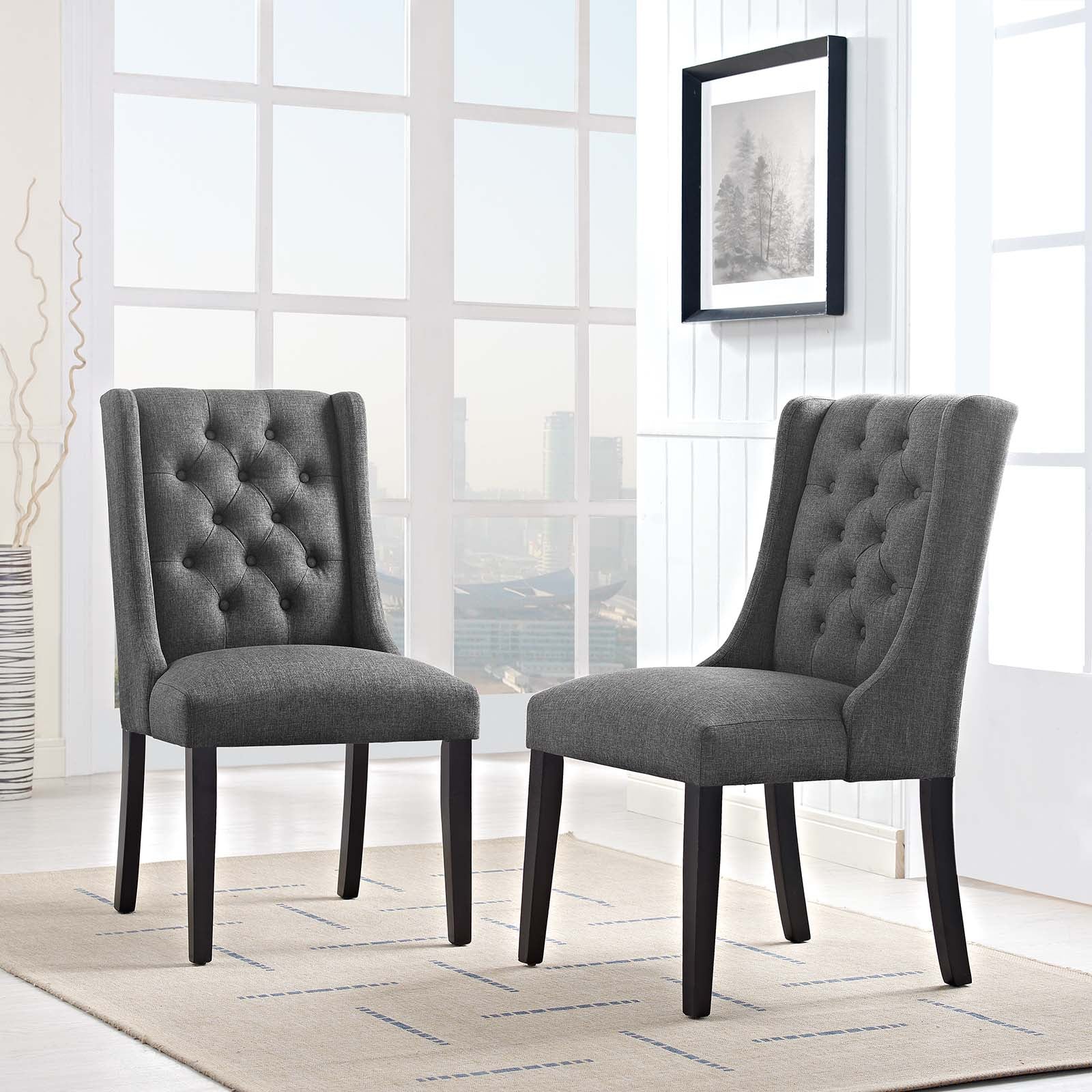 Baronet Dining Chair Fabric Set of 2 - East Shore Modern Home Furnishings